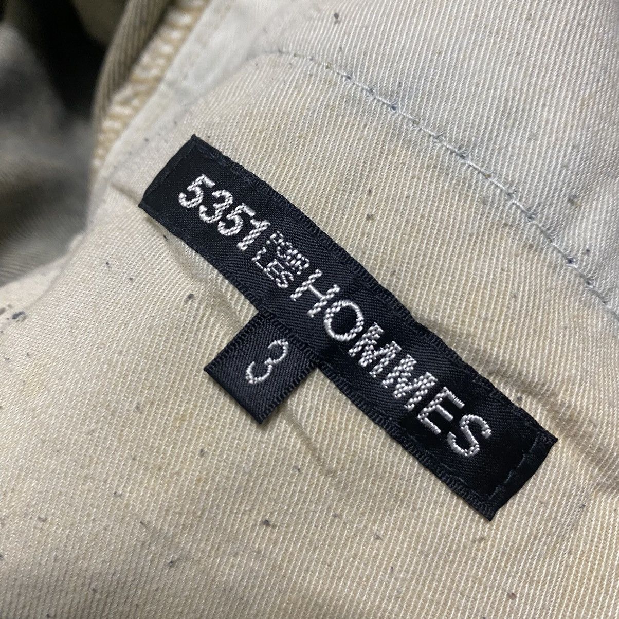 5351 POUR LES HOMMES 5351 Pour Les Hommes Curve Leg Denim Low Flare Jeans Size US 32 / EU 48 - 20 Thumbnail
