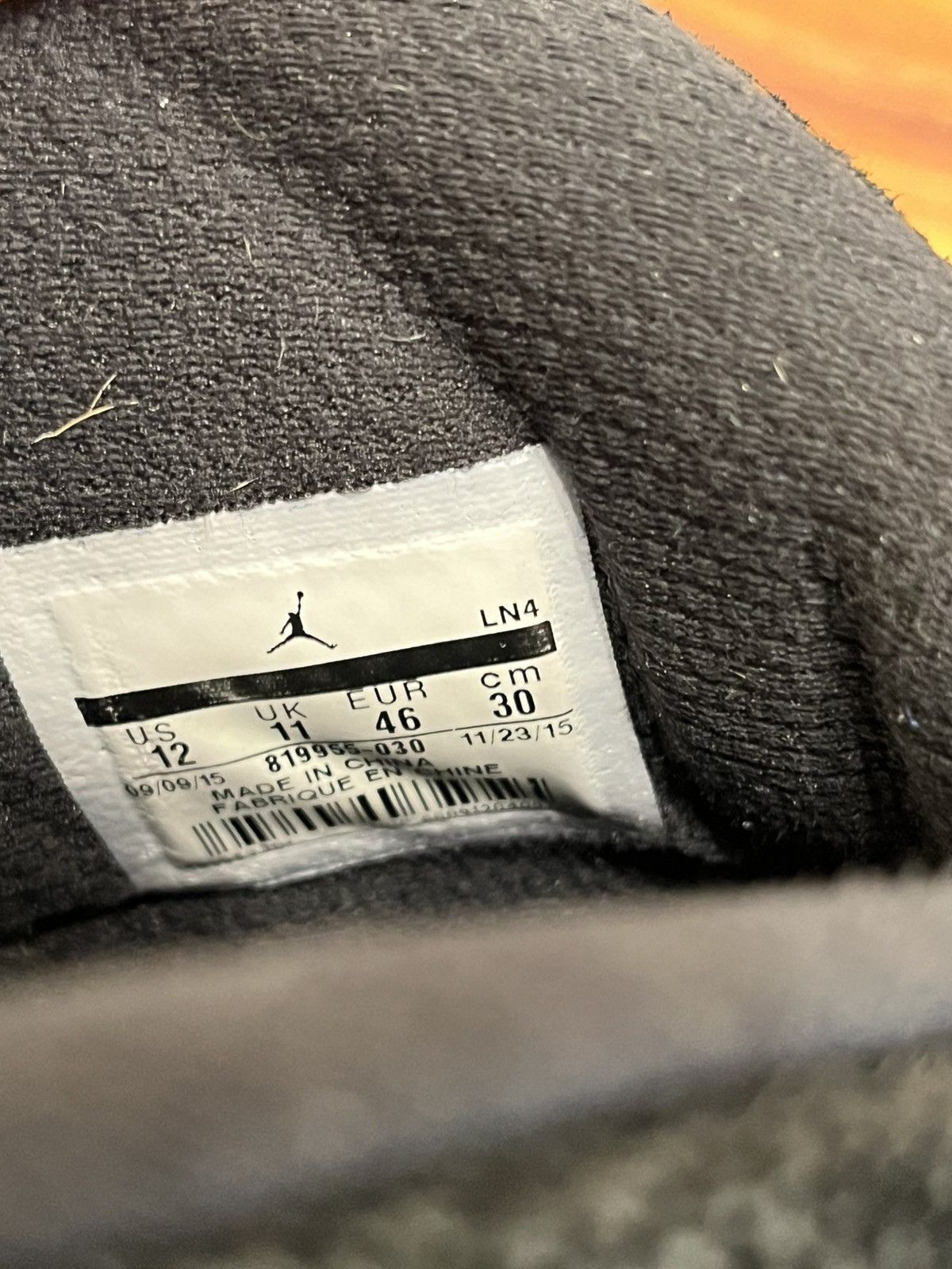 Jordan Brand Jordan 10 Retro OVO Black Size US 12 / EU 45 - 10 Thumbnail