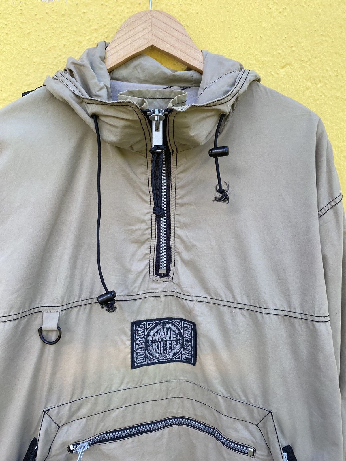 Vintage Vintage wave rider boarding hoodie half zip jacket Size US M / EU 48-50 / 2 - 6 Thumbnail