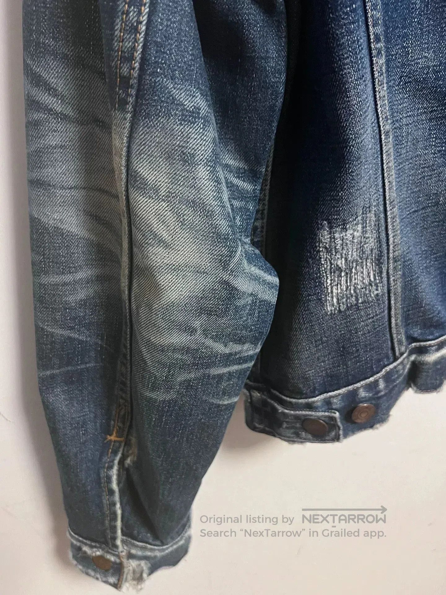 Levi's Vintage Clothing vintage levi's distressed denim jacket 70505. Size US M / EU 48-50 / 2 - 7 Thumbnail