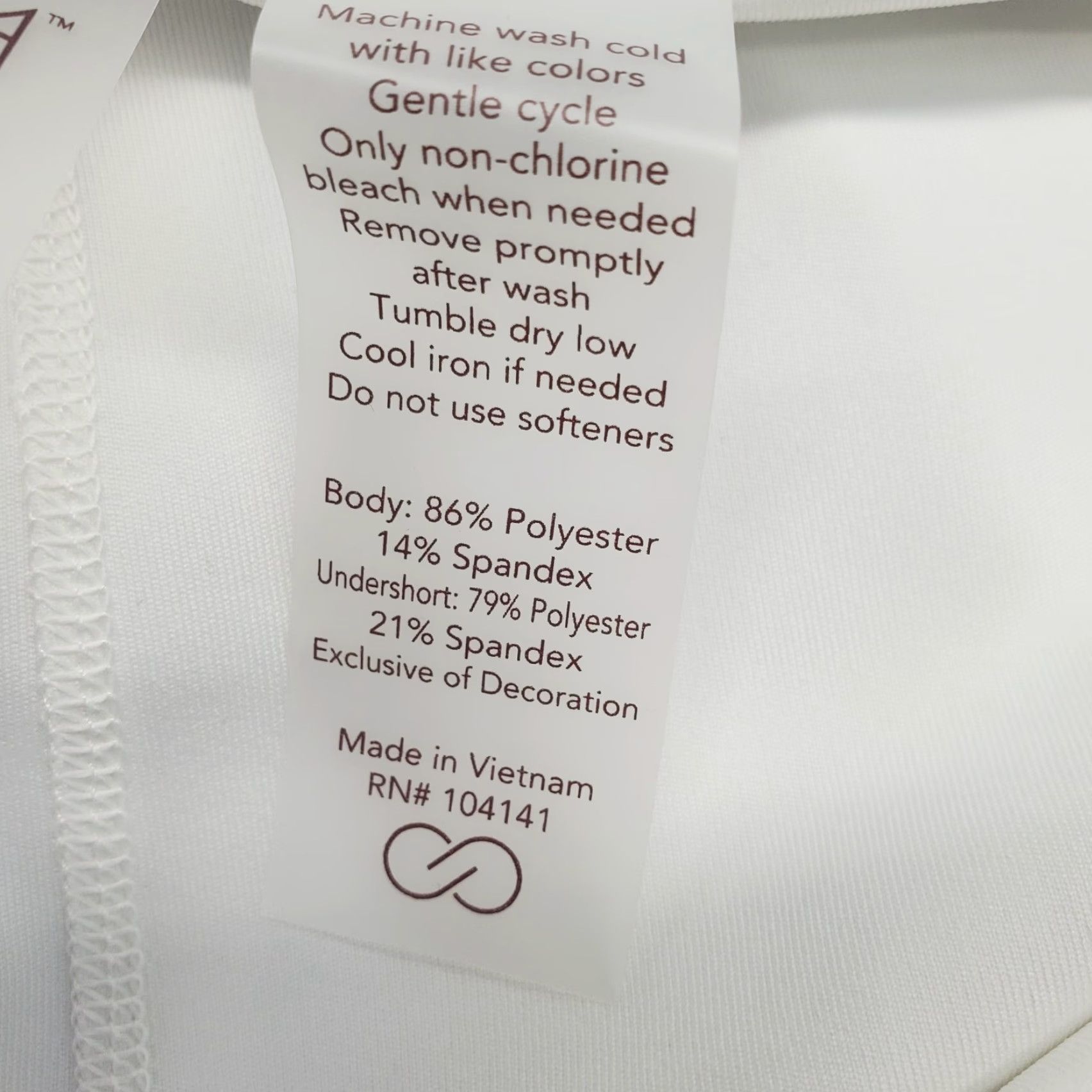 Vintage CALIA Womens XXL White Knit Waistband Shorts High-Rise Relaxed Fit Performance Size 40" / US 18 - 7 Thumbnail