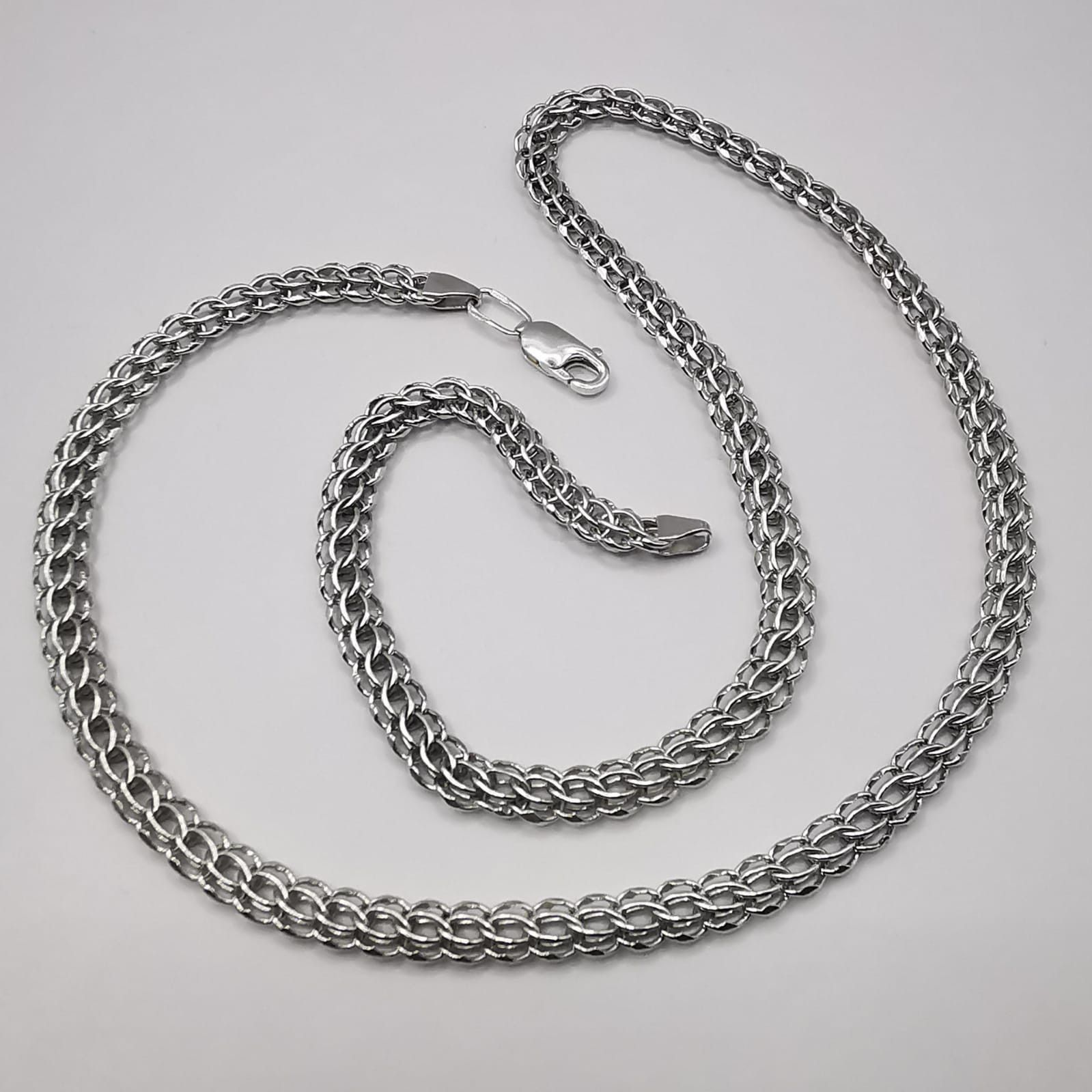 Vintage Jewelry Chain 925 Sterling Silver Signed 2478g