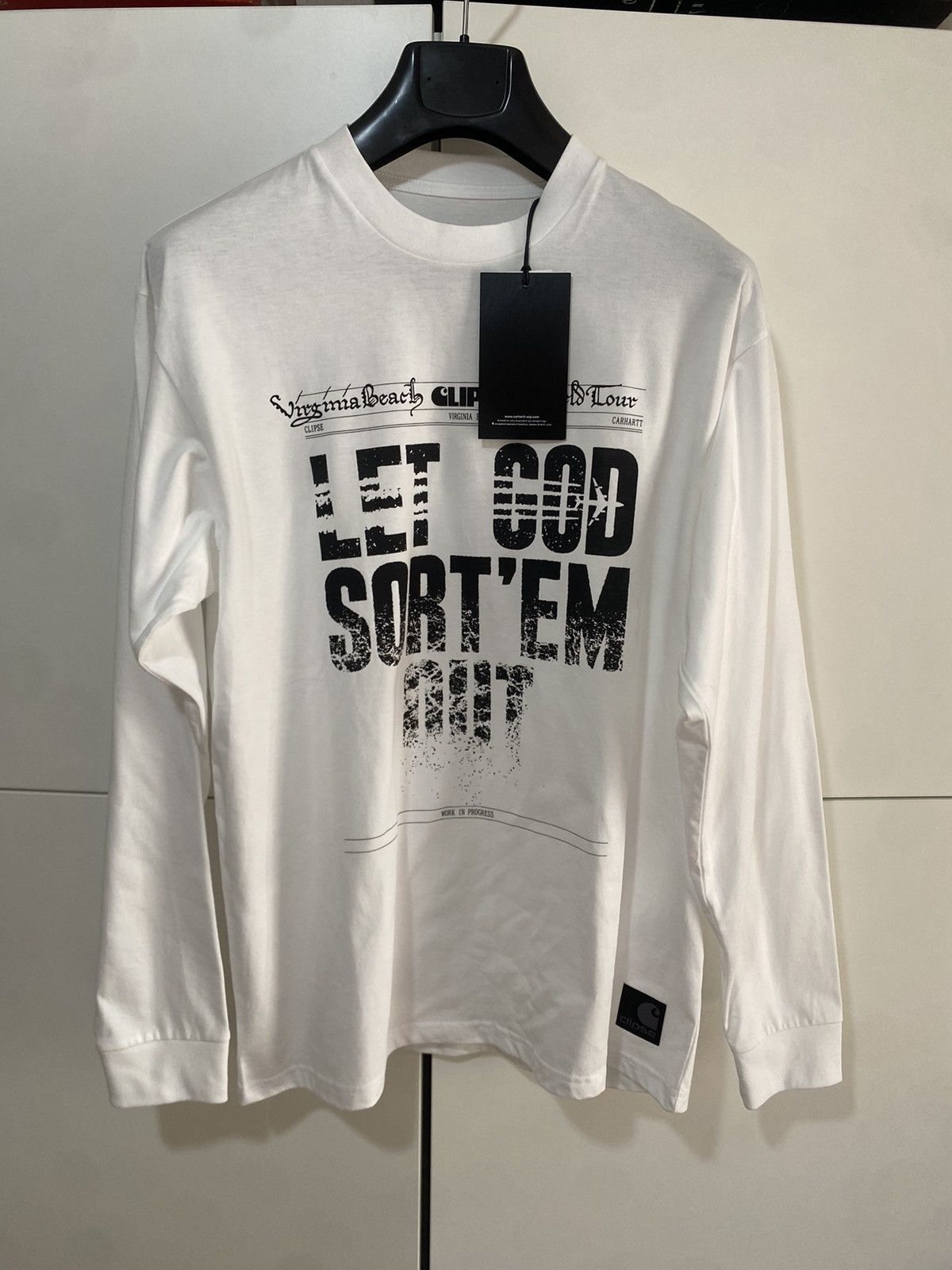 Carhartt Wip Carhartt Wip x Clipse long sleeve t-shirt size M white new Size US M / EU 48-50 / 2 - 2 Thumbnail