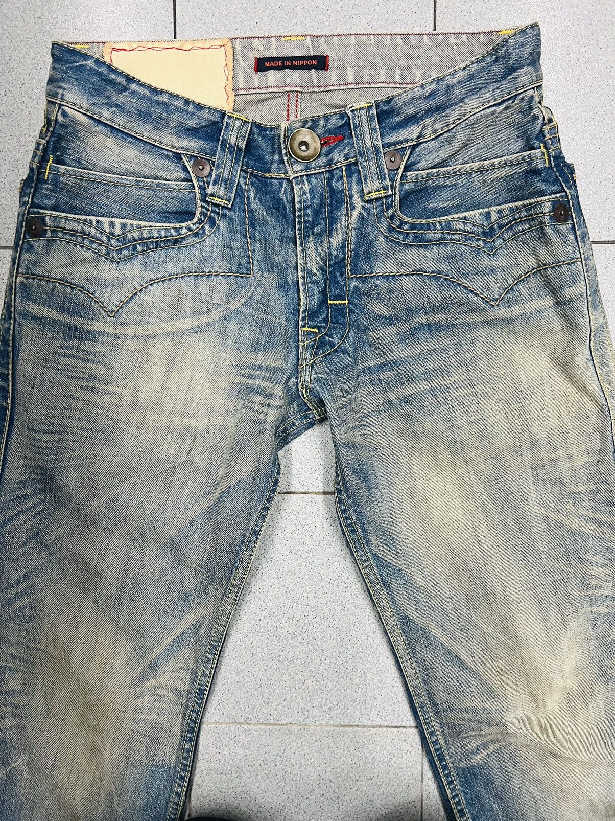 14th Addiction × Beauty Beast × Japan Blue Vintage Blue Way Rusty Flare Denim Size US 30 / EU 46 - 10 Thumbnail