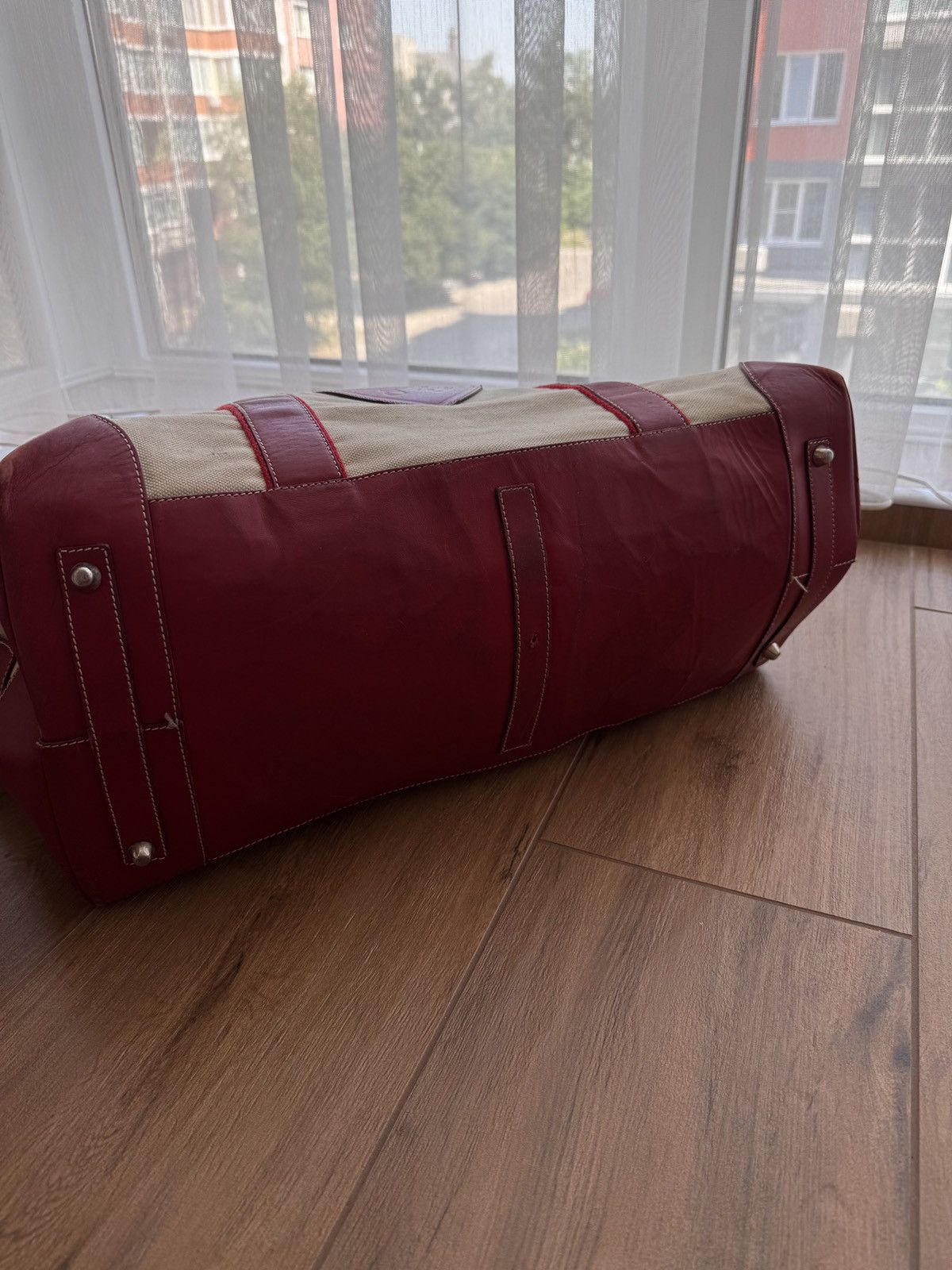 Other Vintage Ferrari Formula 1 Club Canvas & Leather Travel Bag Size ONE SIZE - 8 Thumbnail