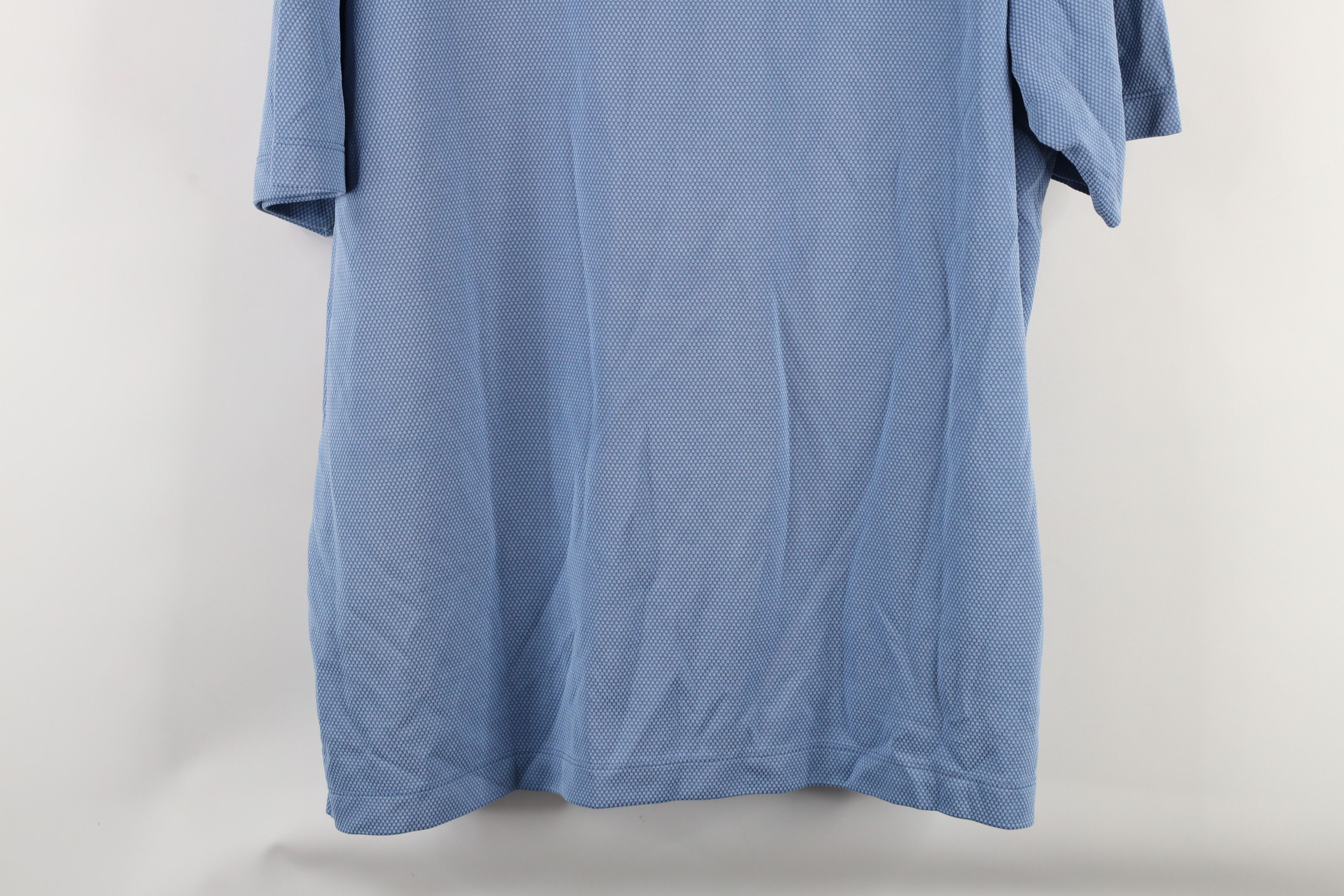 Tommy Bahama × Vintage Tommy Bahama Waffle Knit Collared Golf Polo Shirt Blue Size US L / EU 52-54 / 3 - 11 Thumbnail