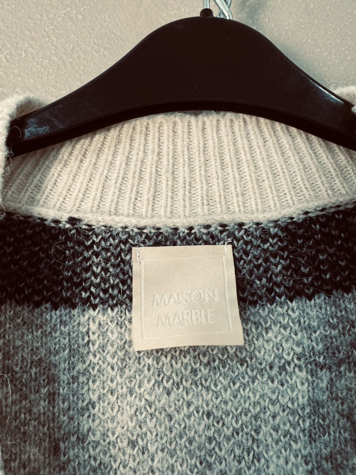 Japanese Brand rare wool and mohair boxy cardigan sweater boxy cropped Size US S / EU 44-46 / 1 - 3 Thumbnail