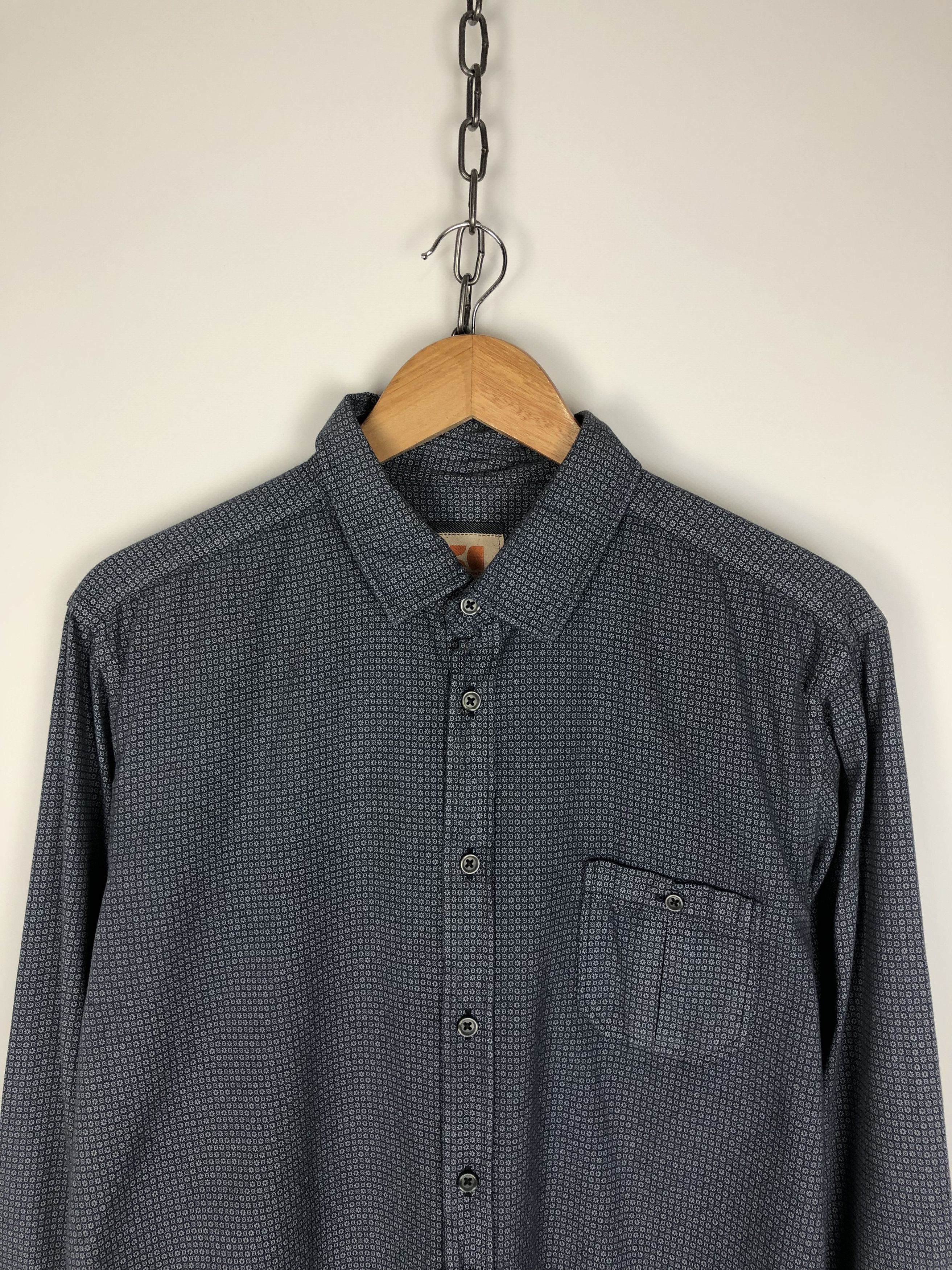 Hugo Boss Hugo Boss Orange Shirt size XL Gray Size US XL / EU 56 / 4 - 2 Thumbnail