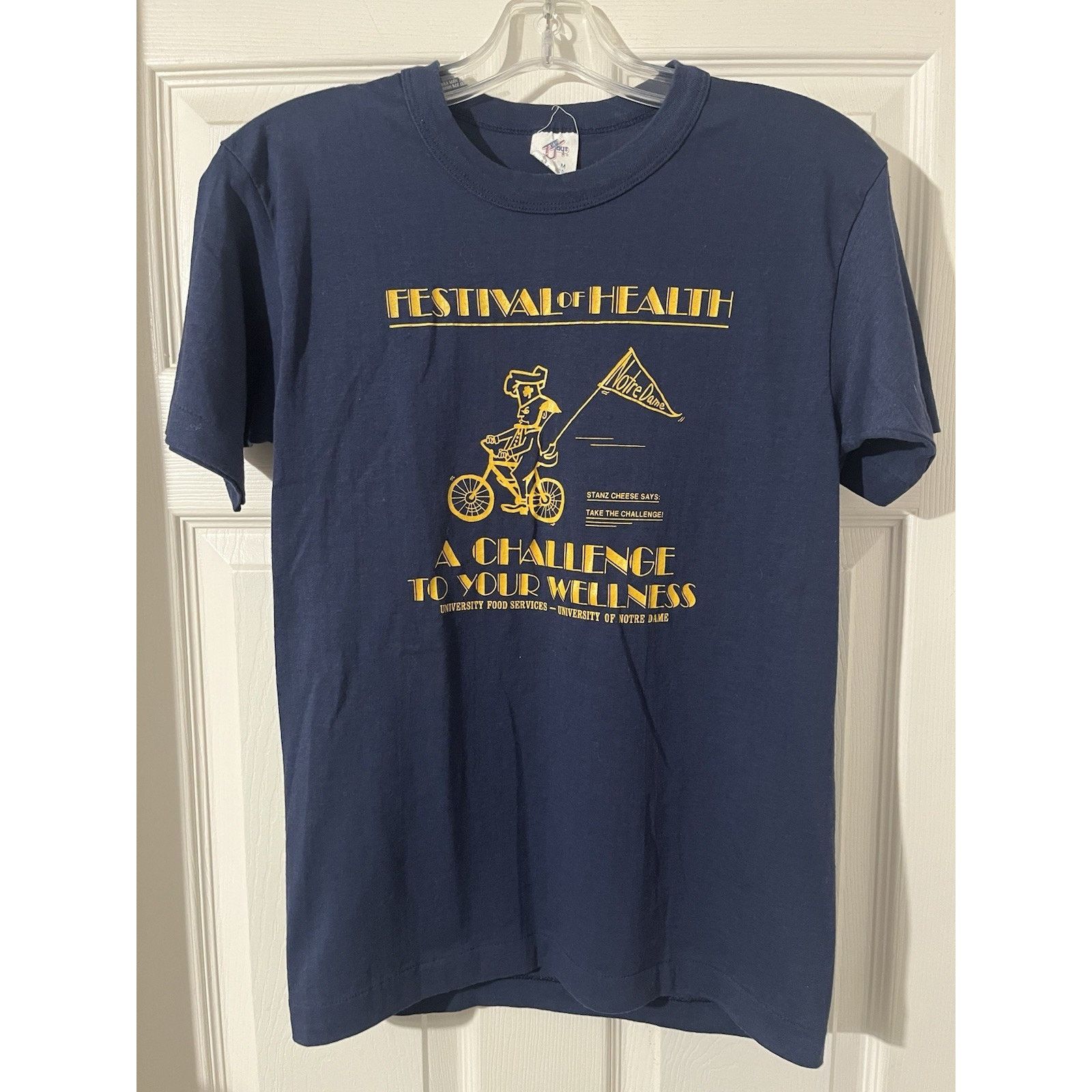TEE JAYS Vintage Notre Dame Festival Of Health Shirt Sz M Stanz Food Size US M / EU 48-50 / 2 - 1 Thumbnail
