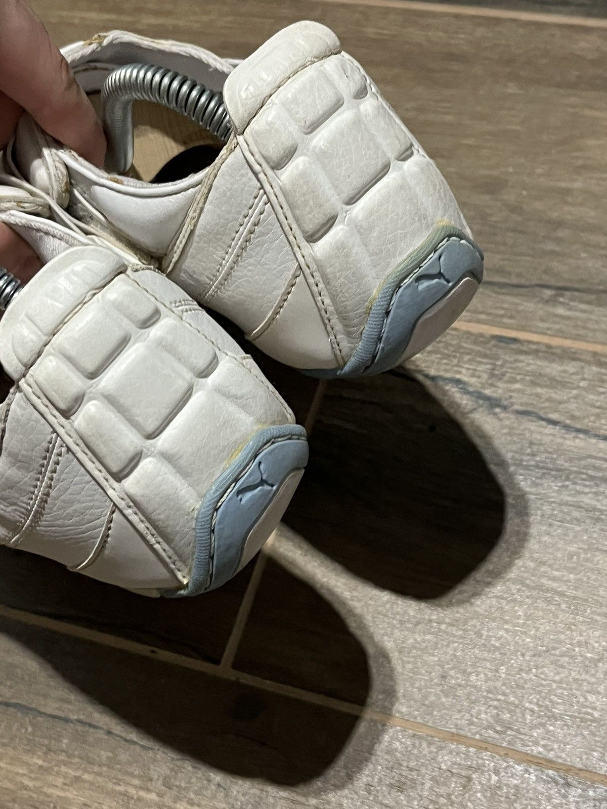 Japanese Brand × Puma × Vintage Vintage Puma Bnib Uke Japanese White Leather Slip Ons Size US 5 / EU 37 - 5 Thumbnail
