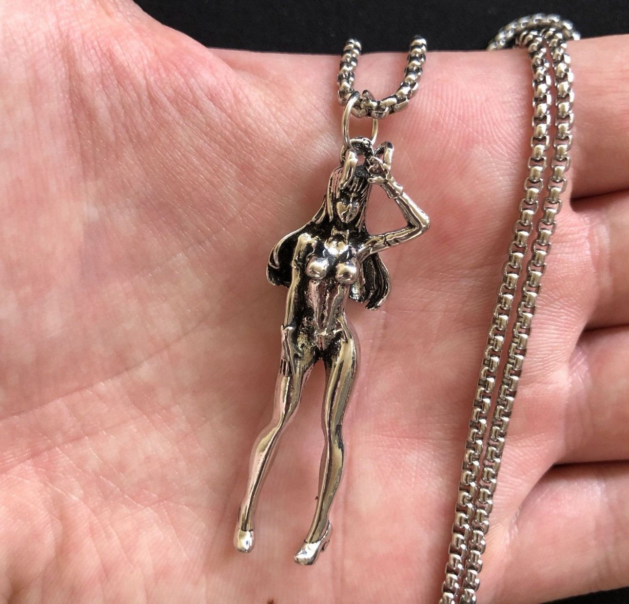 Jewelry Gothic Punk Girl Necklace Chain Size ONE SIZE - 3 Thumbnail