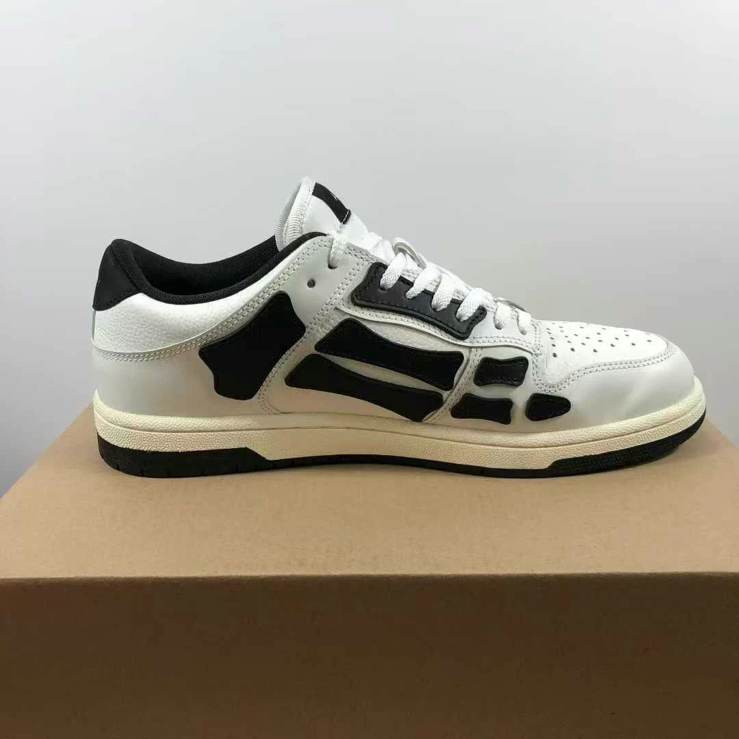 Amiri Amiri bone shoes, low-top, white/black Size US 9 / EU 42 - 3 Thumbnail