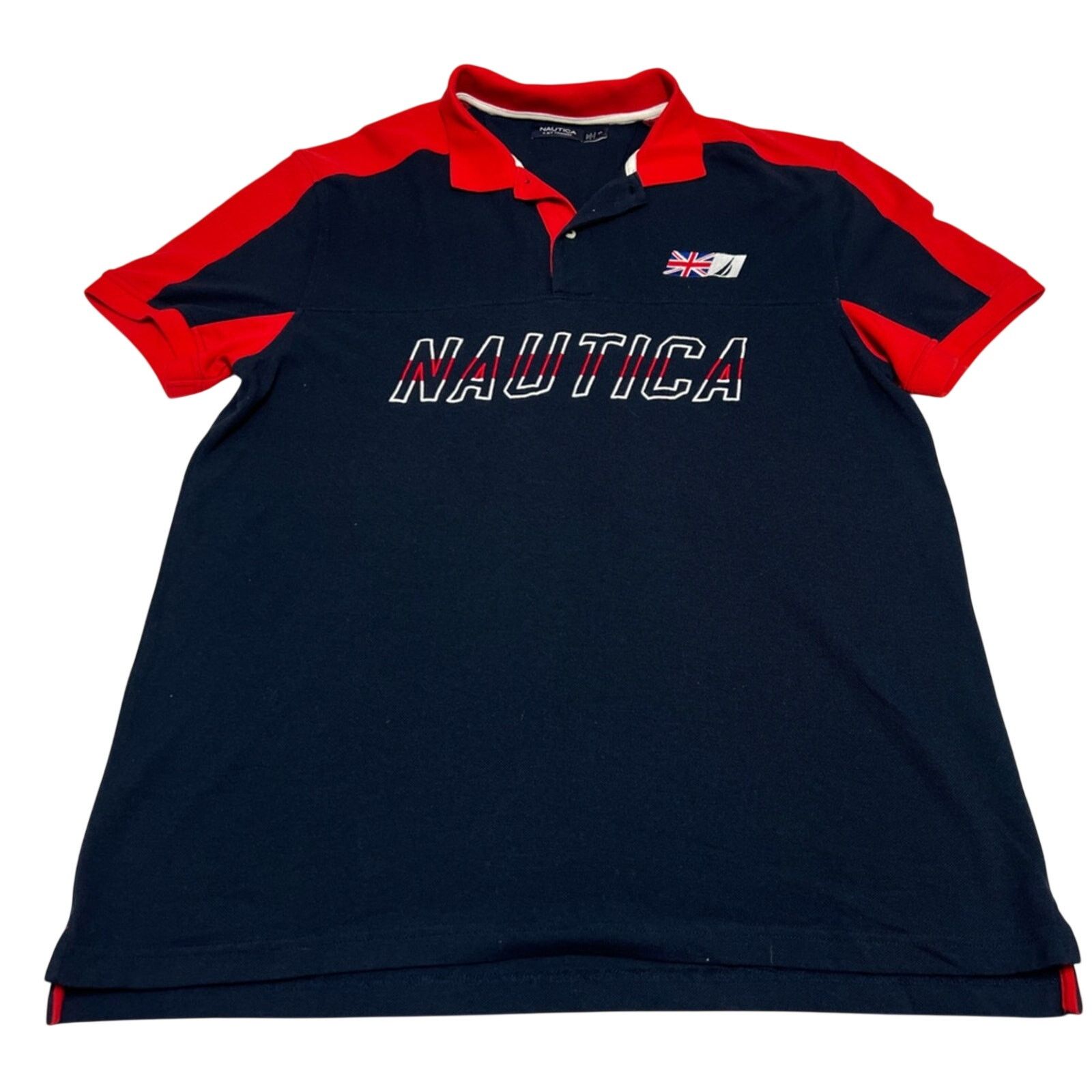 Nautica Nautica Rugby Polo Shirt Great Britain Shirt CLEAN Size US XL / EU 56 / 4 - 1 Thumbnail