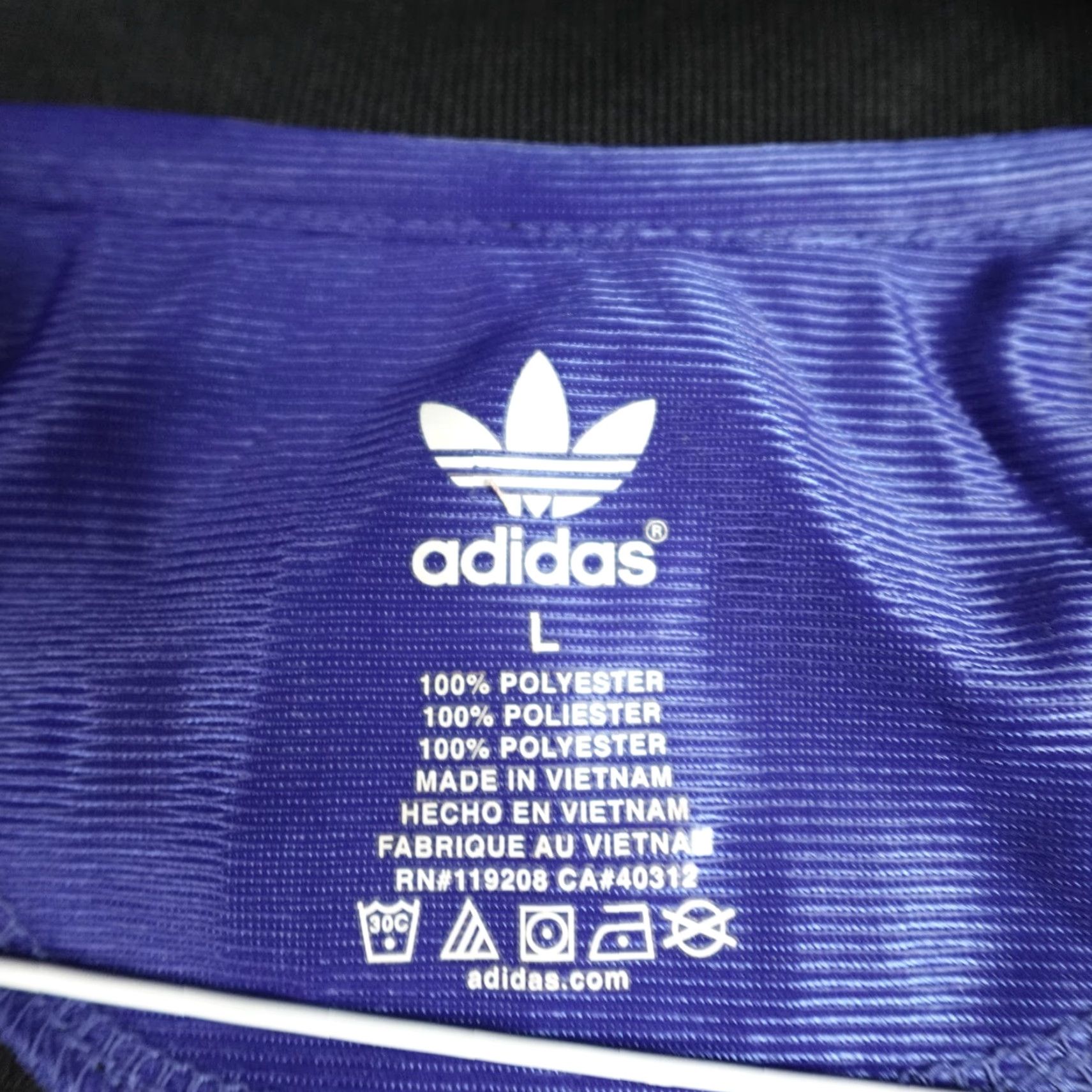 Adidas Adidas Firebird Jacket Black Full Zip L Men Size US L / EU 52-54 / 3 - 6 Thumbnail