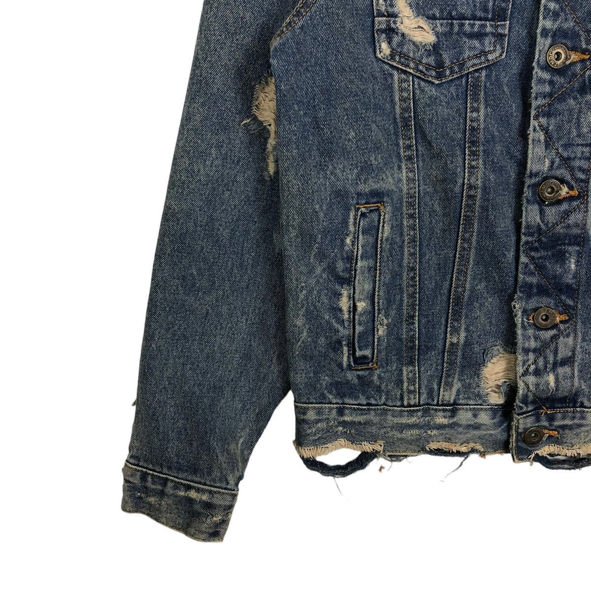 Japanese Brand × Zara 🔥 ZARA MAN DISTRESS DENIM JACKET Size US S / EU 44-46 / 1 - 4 Thumbnail
