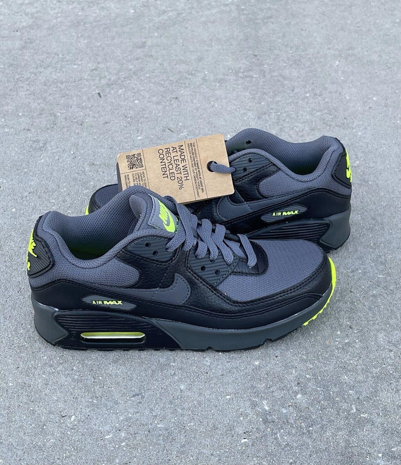 Nike Nike Air Max 90 Next Nature 'Black Volt Dark Grey' Sz 4 Size US 9 / EU 42 - 1 Thumbnail