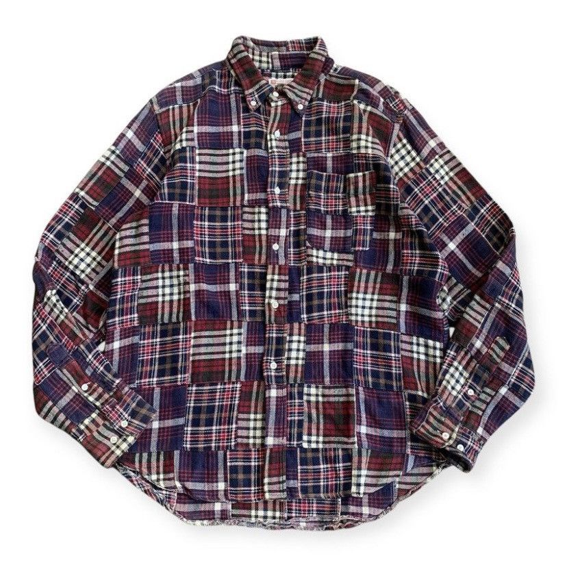 Sugar Cane 2000s SUGAR CANE MULTI PLAID PATCHWORK JAPANESE BRAND Size US M / EU 48-50 / 2 - 1 Thumbnail