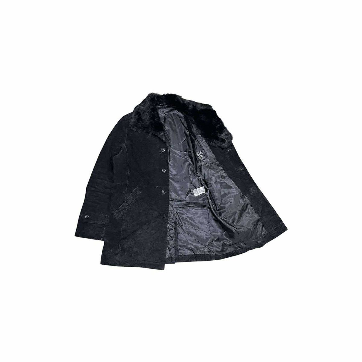 Michel Klein 🔥Y2K Archived Michel Klein Black Fur Pigskin Coat Jacket Size US M / EU 48-50 / 2 - 7 Thumbnail