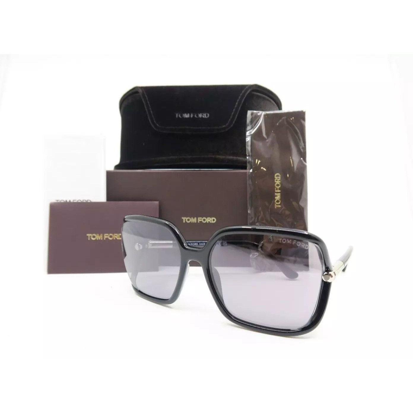 Tom Ford NEW Tom Ford SOLANGE-02 FT1089-01C Sunglasses(FT1089-01C-60) Size ONE SIZE - 7 Thumbnail