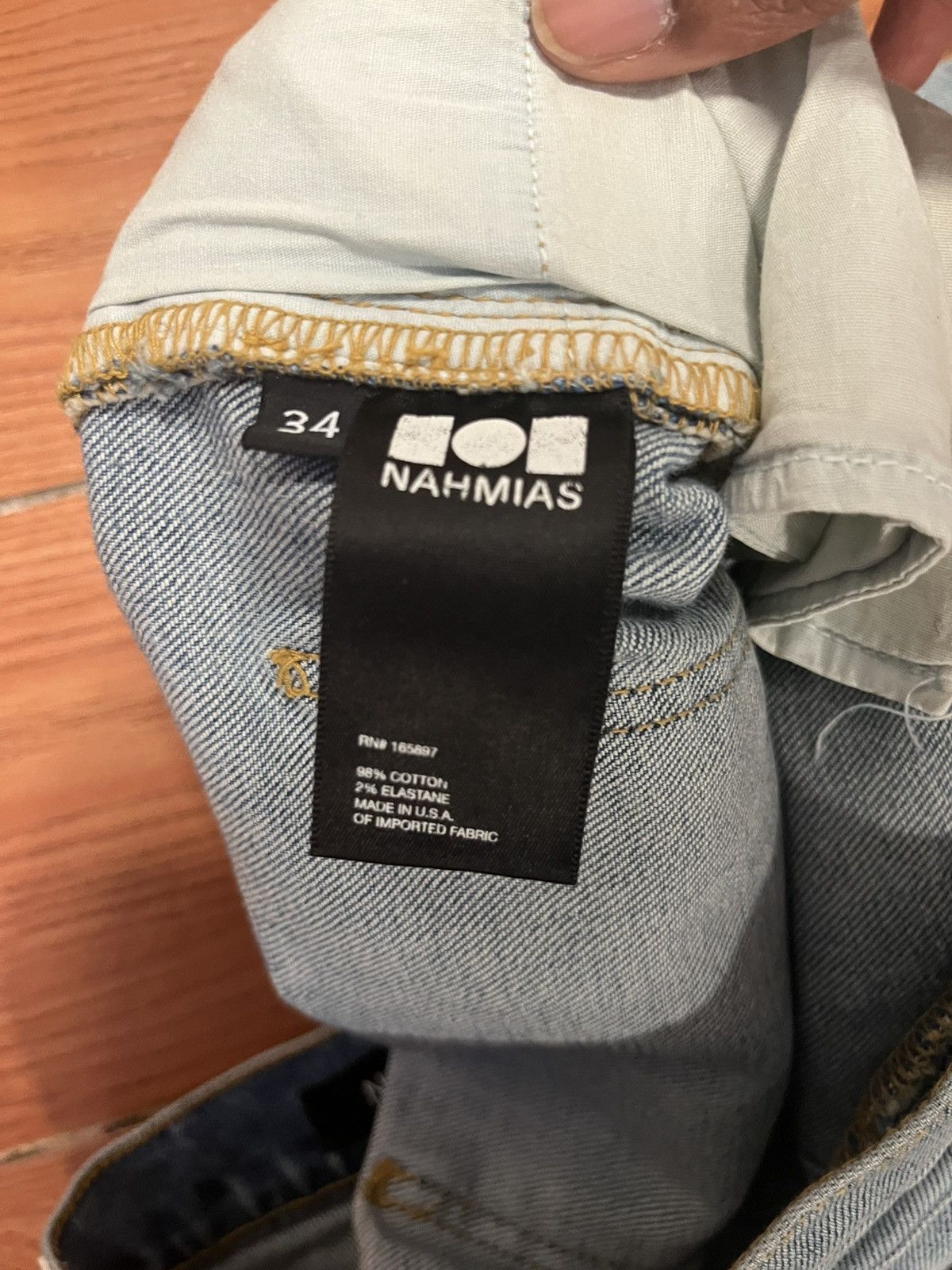 Nahmias Nahmias blue denim jesns Size US 34 / EU 50 - 7 Thumbnail