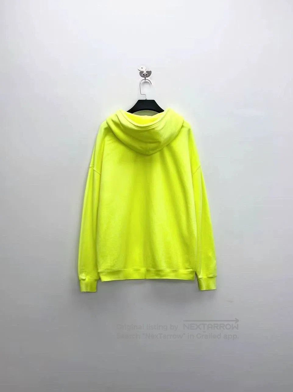 Balenciaga balenciaga neon yellow logo hoodie unisex. Size US M / EU 48-50 / 2 - 2 Thumbnail