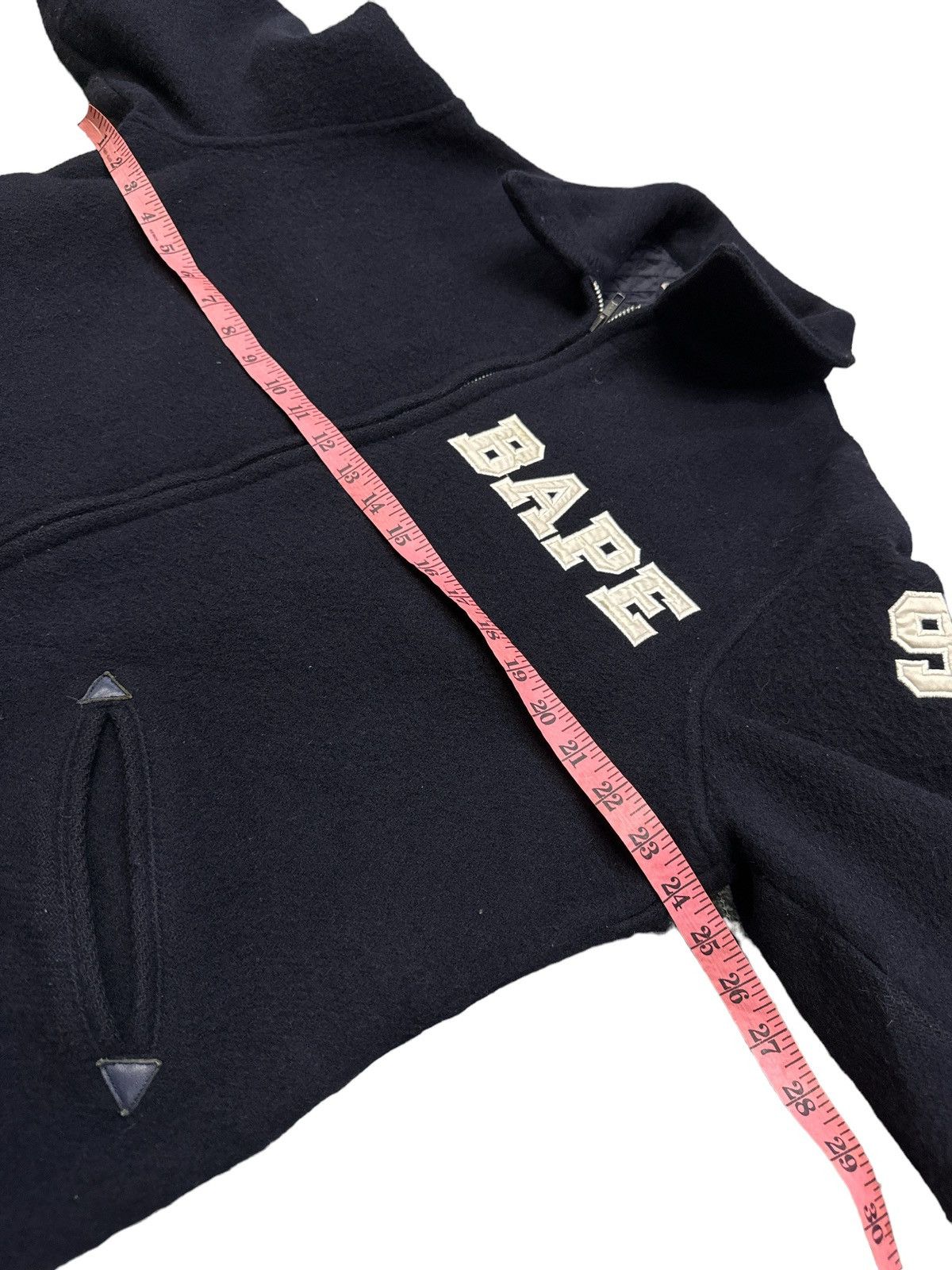Bape 1990s BAPE MELTON JACKET Size US L / EU 52-54 / 3 - 4 Thumbnail
