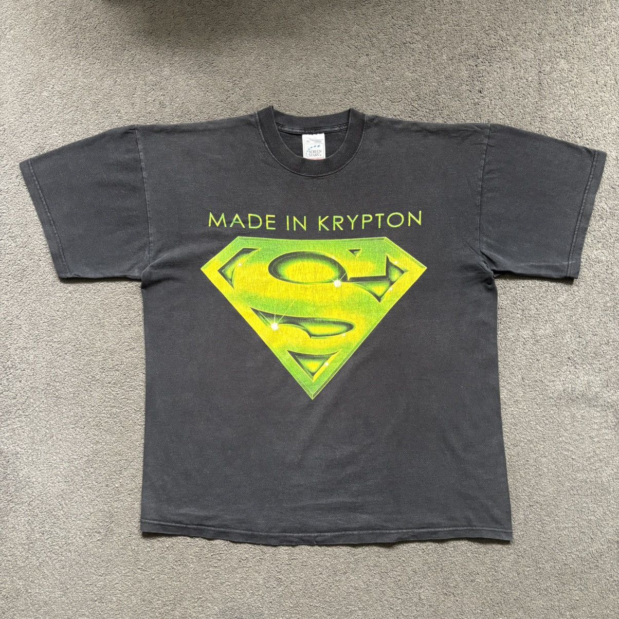 Other 90s Superman Made In Krypton T-Shirt DC Comics Screen Stars Size US XL / EU 56 / 4 - 1 Thumbnail