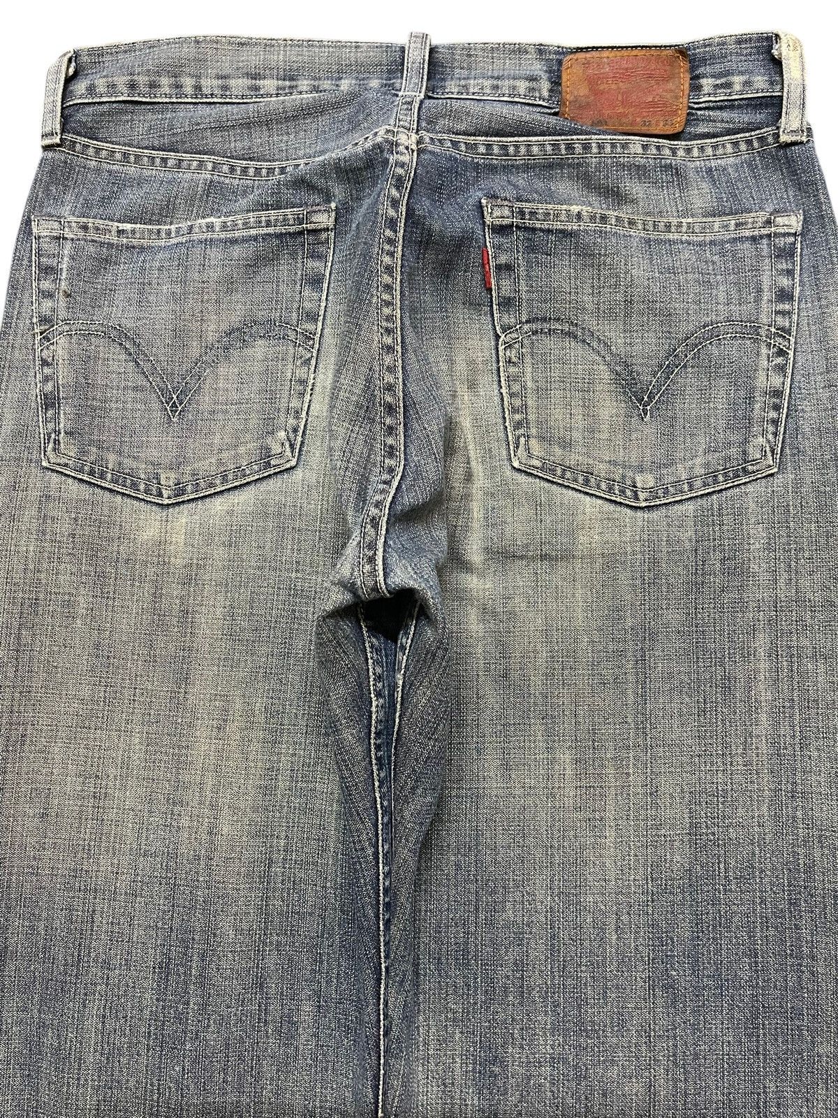 Levi's Vintage Levis 503 Blue Faded Wash Distress Style Loose Jeans Size US 31 - 5 Thumbnail