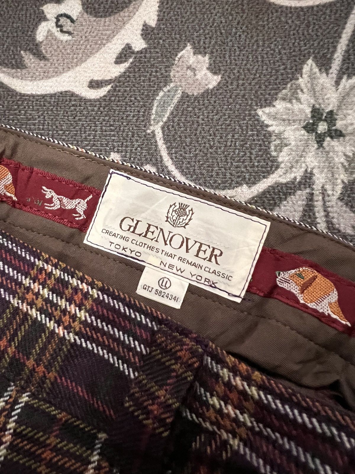 Vintage Vintage Glenover Plaid Tartan Baggy Pant Size US 32 / EU 48 - 7 Thumbnail