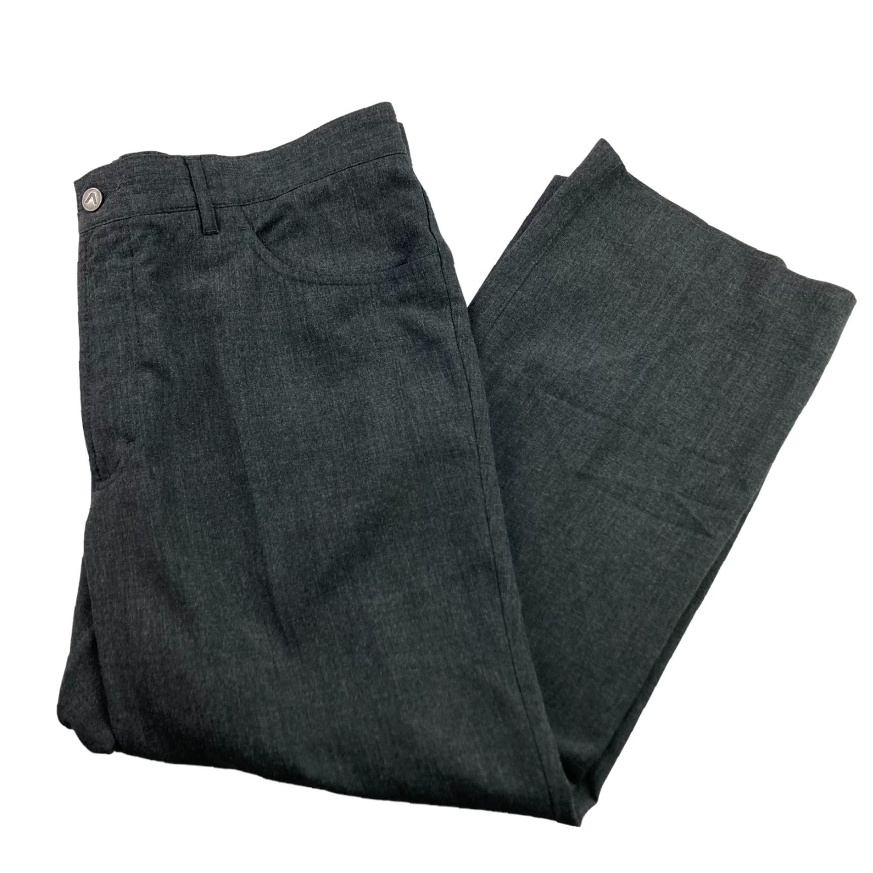 Vintage ALBERTO Men’s Dress Pants Flat Front Comfort Fit Dark Gray 38x26 Regular Waist 38 Inseam 26 Pants Mens Dress Pants Gray Flat Front Comfort Fit 38x26 Size US 38 / EU 54 - 2 Thumbnail