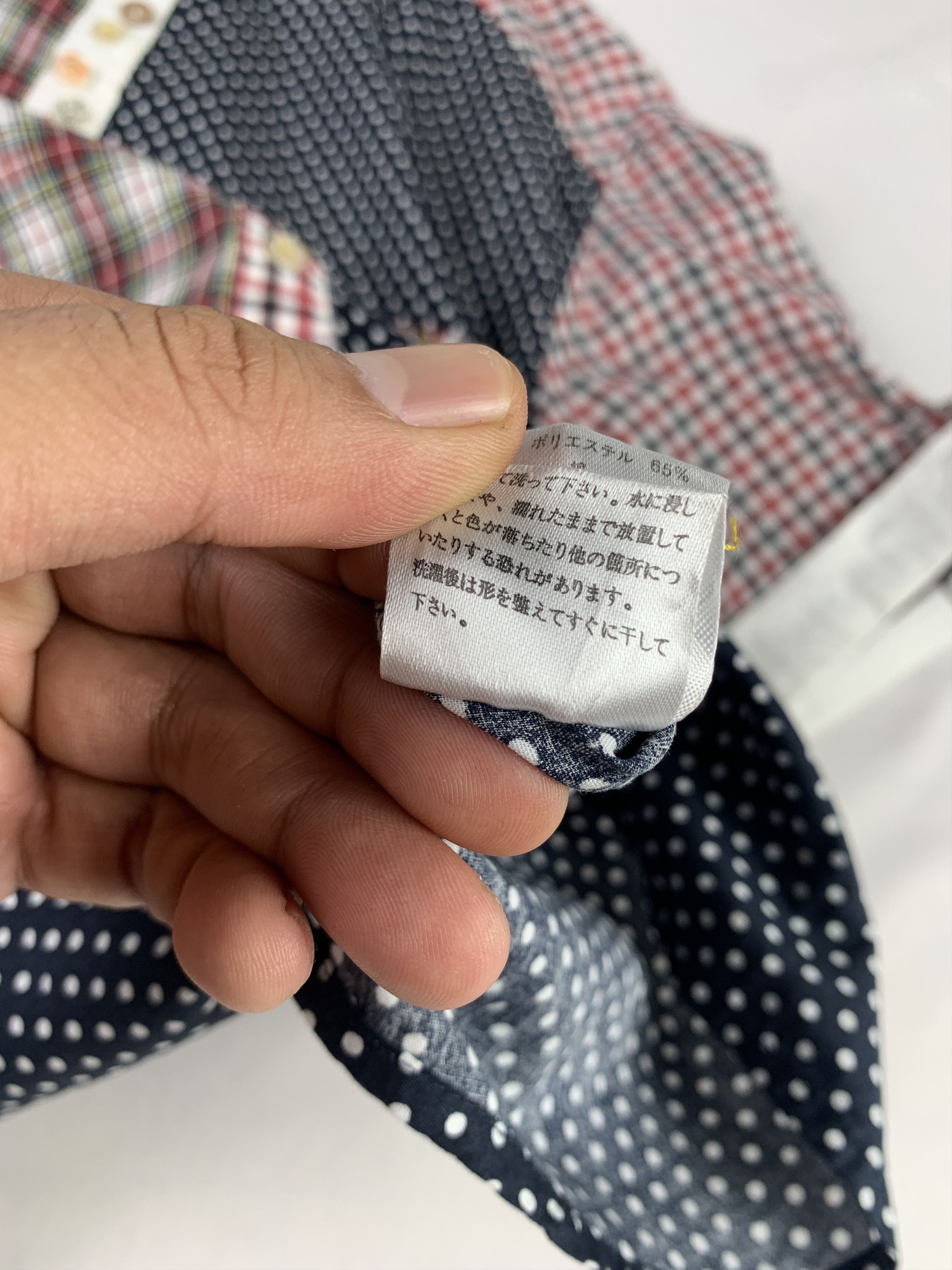 Japanese Brand Coeur Hand Rose Cute Buttons Shirt (XL) Size XL / US 12-14 / IT 48-50 - 10 Thumbnail