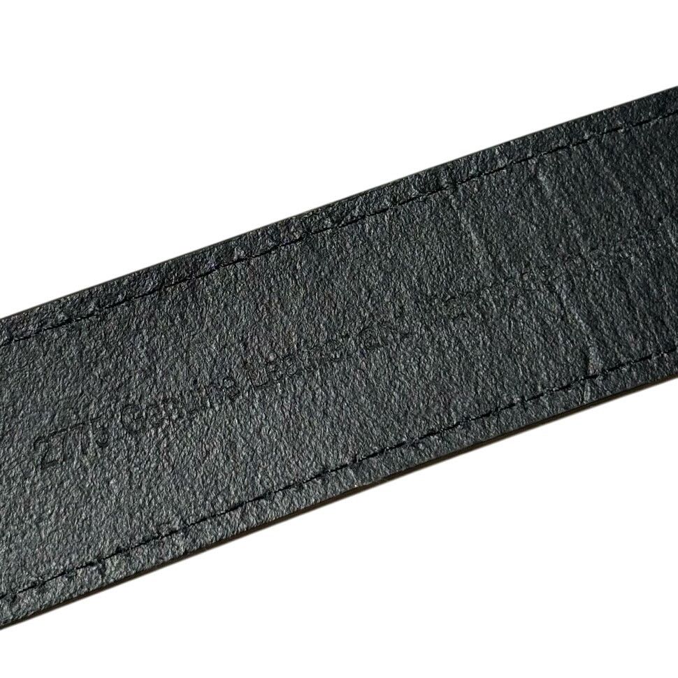 Other Vintage Black Leather Men's Belt Size ONE SIZE - 5 Thumbnail