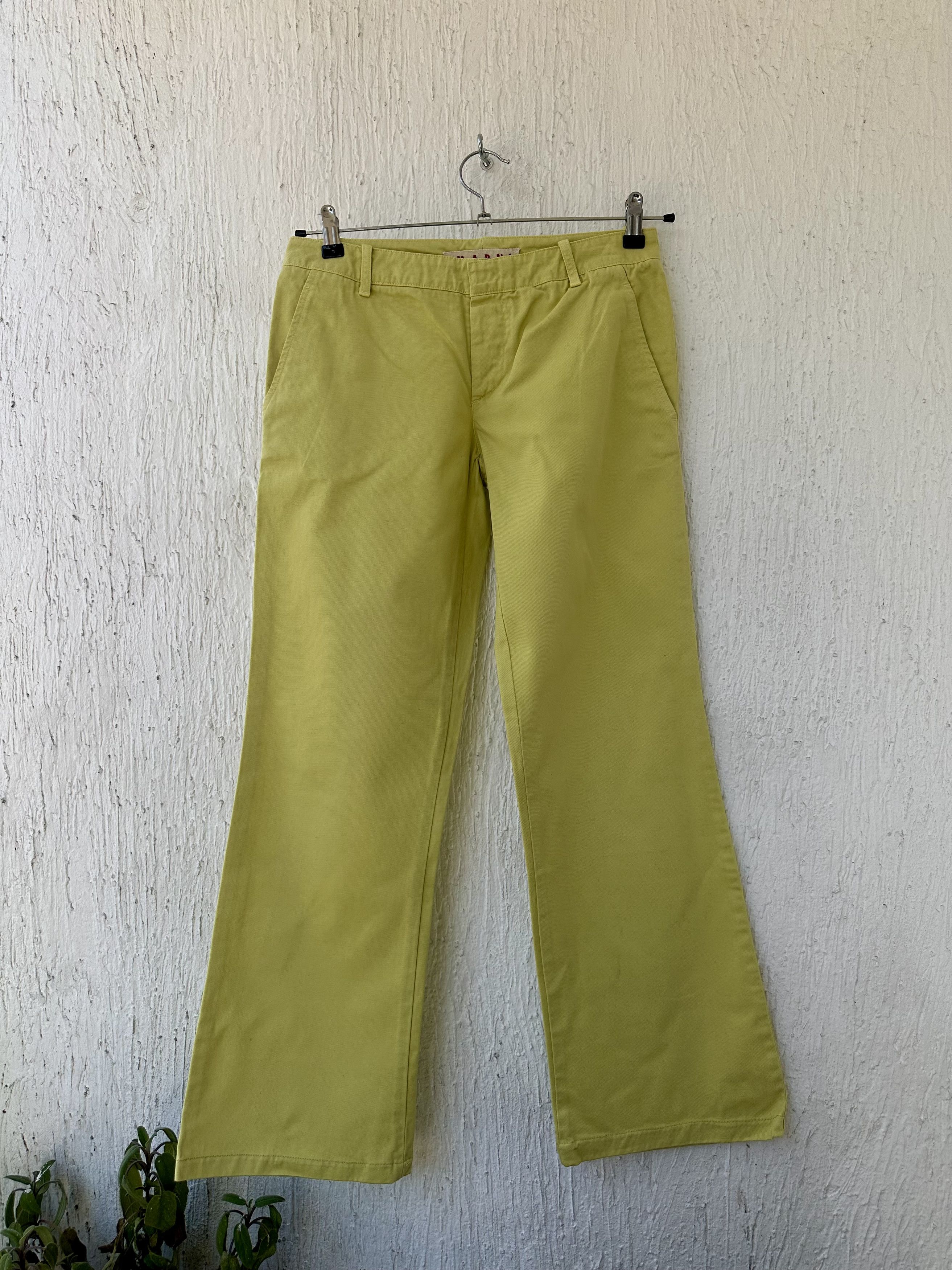 Marni wide leg yellow trousers Size US 29 - 1 Thumbnail