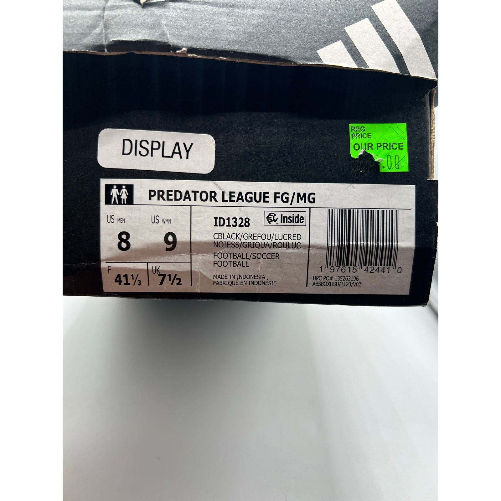 Adidas Adidas Predator 24 League FG MG “ Stealth Victory Pack” Size US 8 / EU 41 - 7 Thumbnail