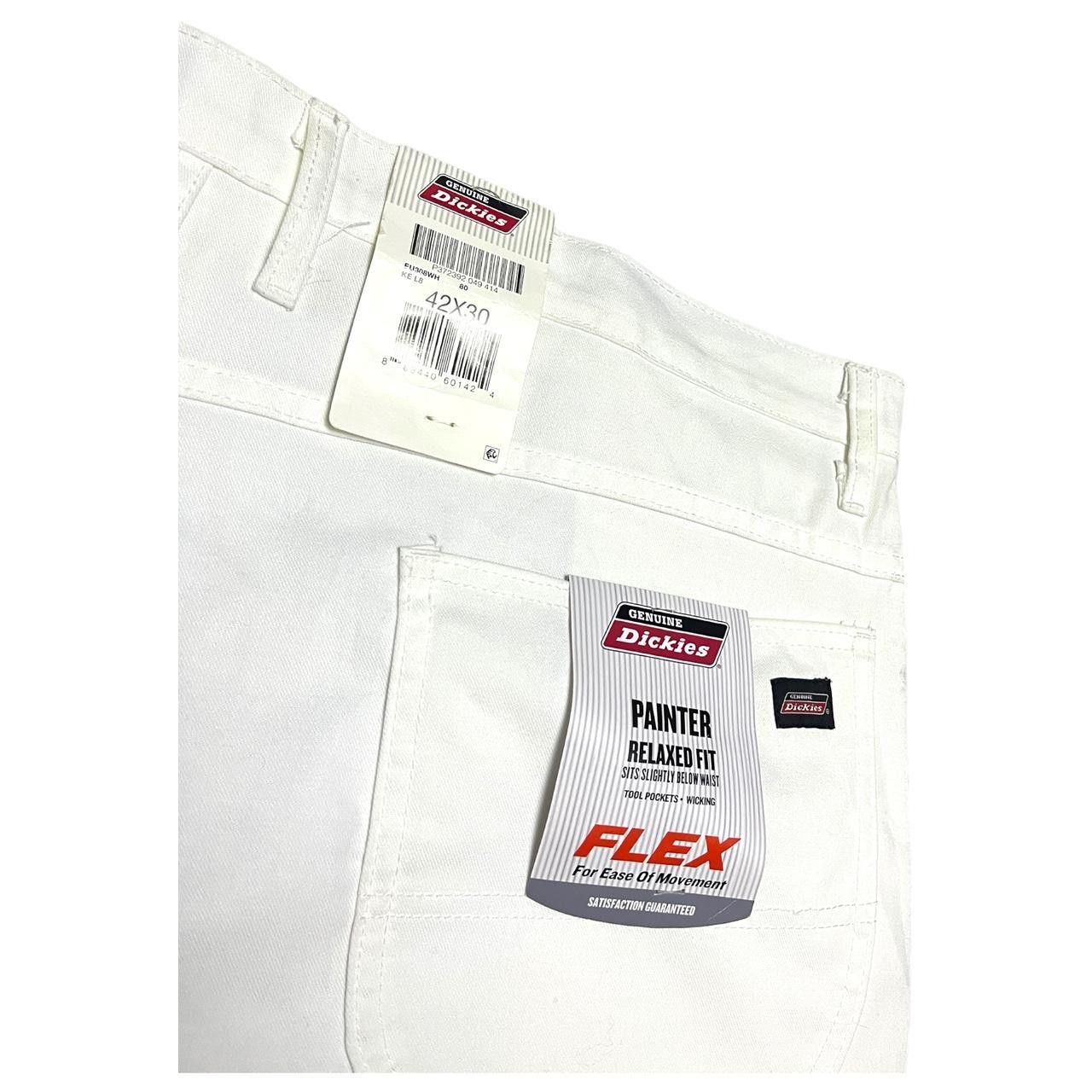 Dickies Dickies PAINTER Relaxed Fit White FLEX Cargo Carpenter Pants Size US 42 / EU 58 - 2 Thumbnail