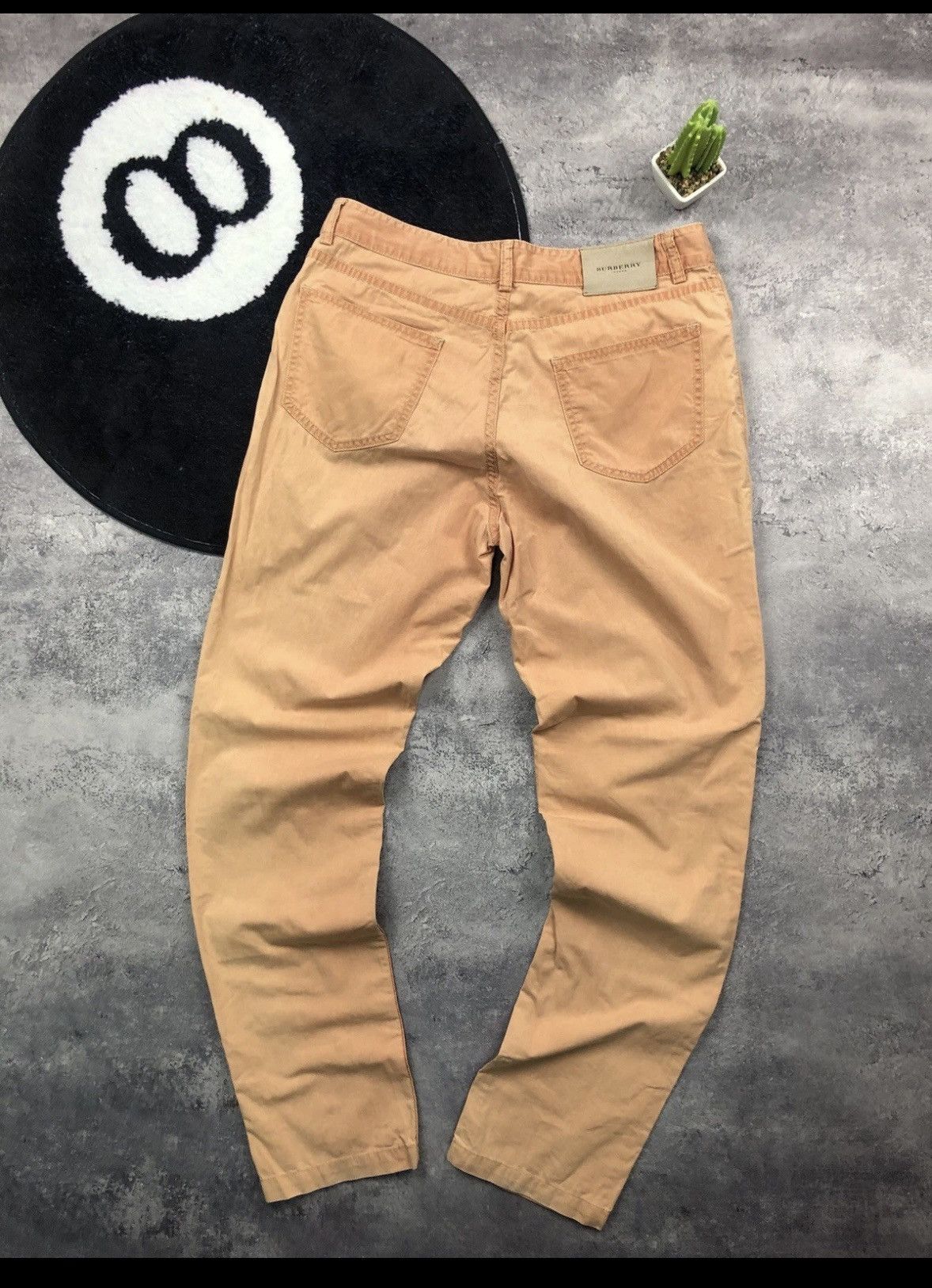 Burberry BURBERRY Vintage Streetwear Luxury Orange Pants Y2k Woman's Size 29" - 17 Thumbnail