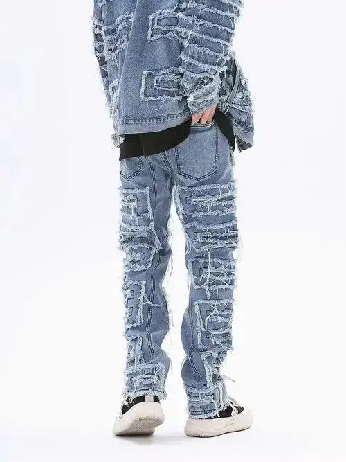 Jean Stacked Denim Jeans Size US 32 / EU 48 - 4 Thumbnail