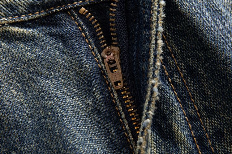 Japanese Brand × Jean Punk contrast washed gradient distressed jeans y2k Size US 34 / EU 50 - 3 Thumbnail