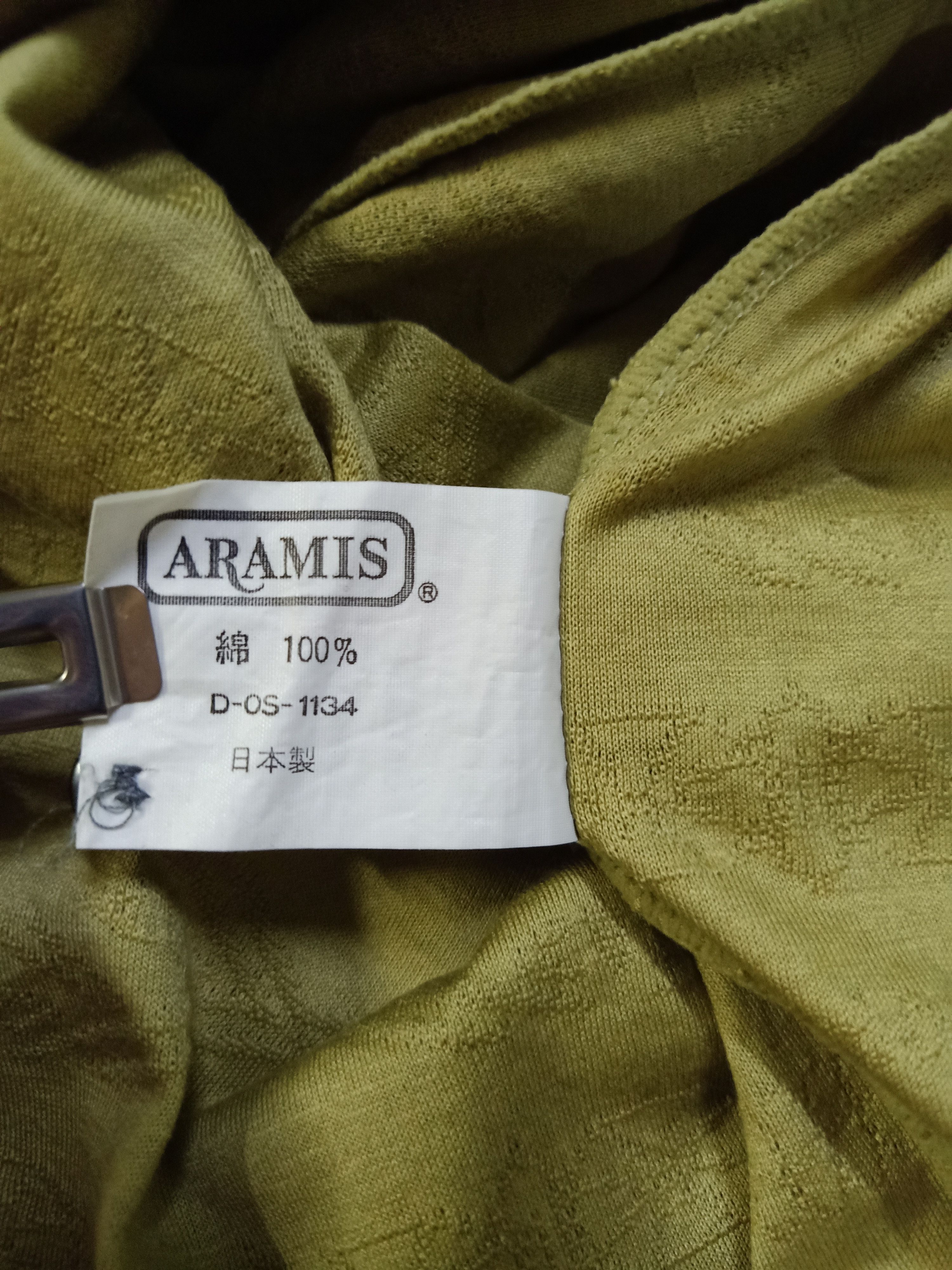Japanese Brand Vintage 90s ARAMIS Japan Polo Shirt Rare Single Stitch Size US L / EU 52-54 / 3 - 6 Thumbnail
