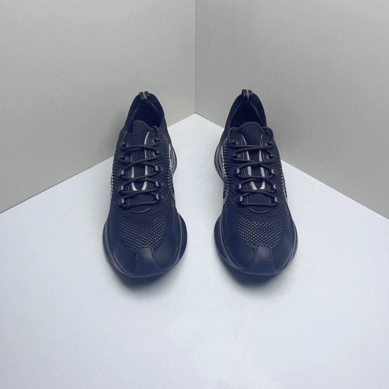 Gucci Gucci Run Casual Black Knit Sneakers - Size US 12.5 / EU 45-46 - 2 Thumbnail
