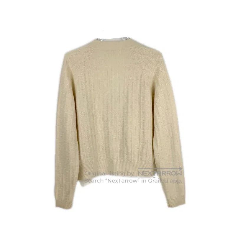 Hermes Hermes Off-white wool cardigan Size XS / US 0-2 / IT 36-38 - 2 Thumbnail