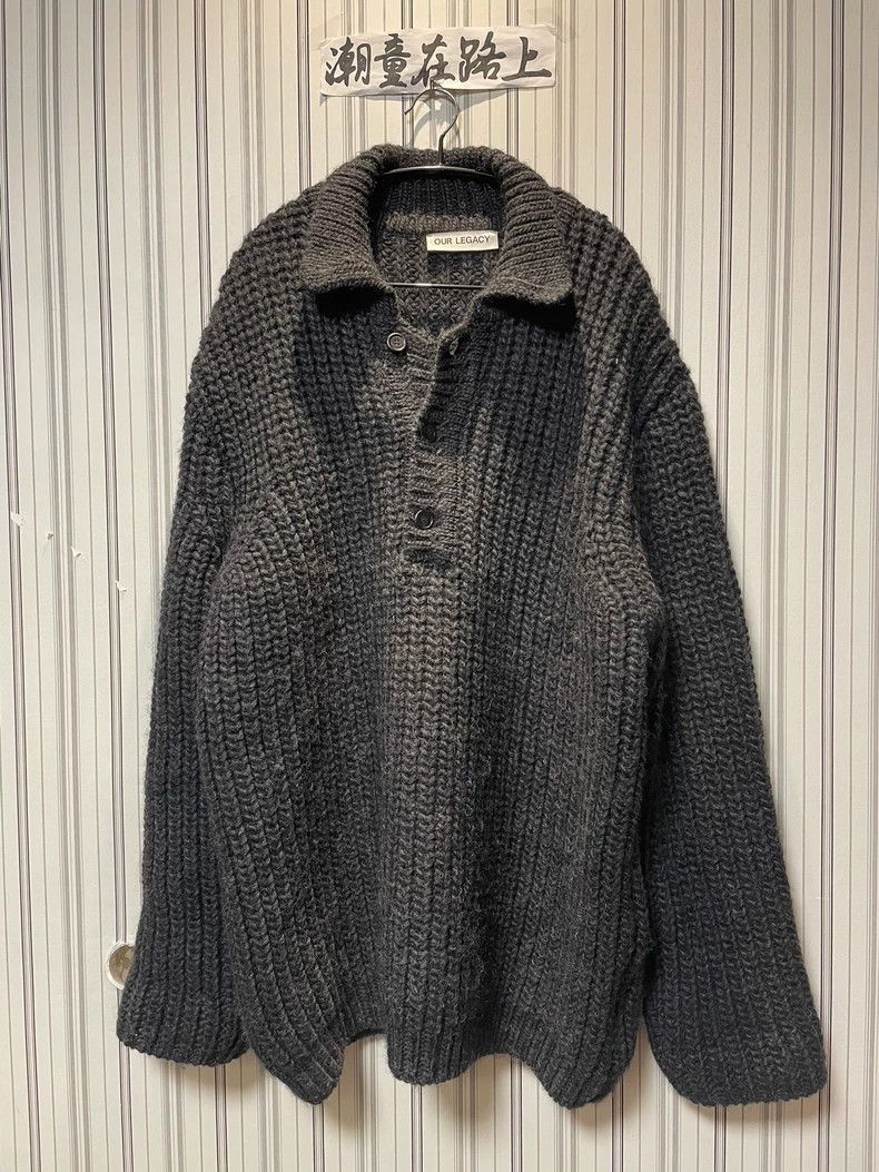 Our Legacy our legacy Open-necked sweater 2503-Nextarrow Size US M / EU 48-50 / 2 - 1 Thumbnail