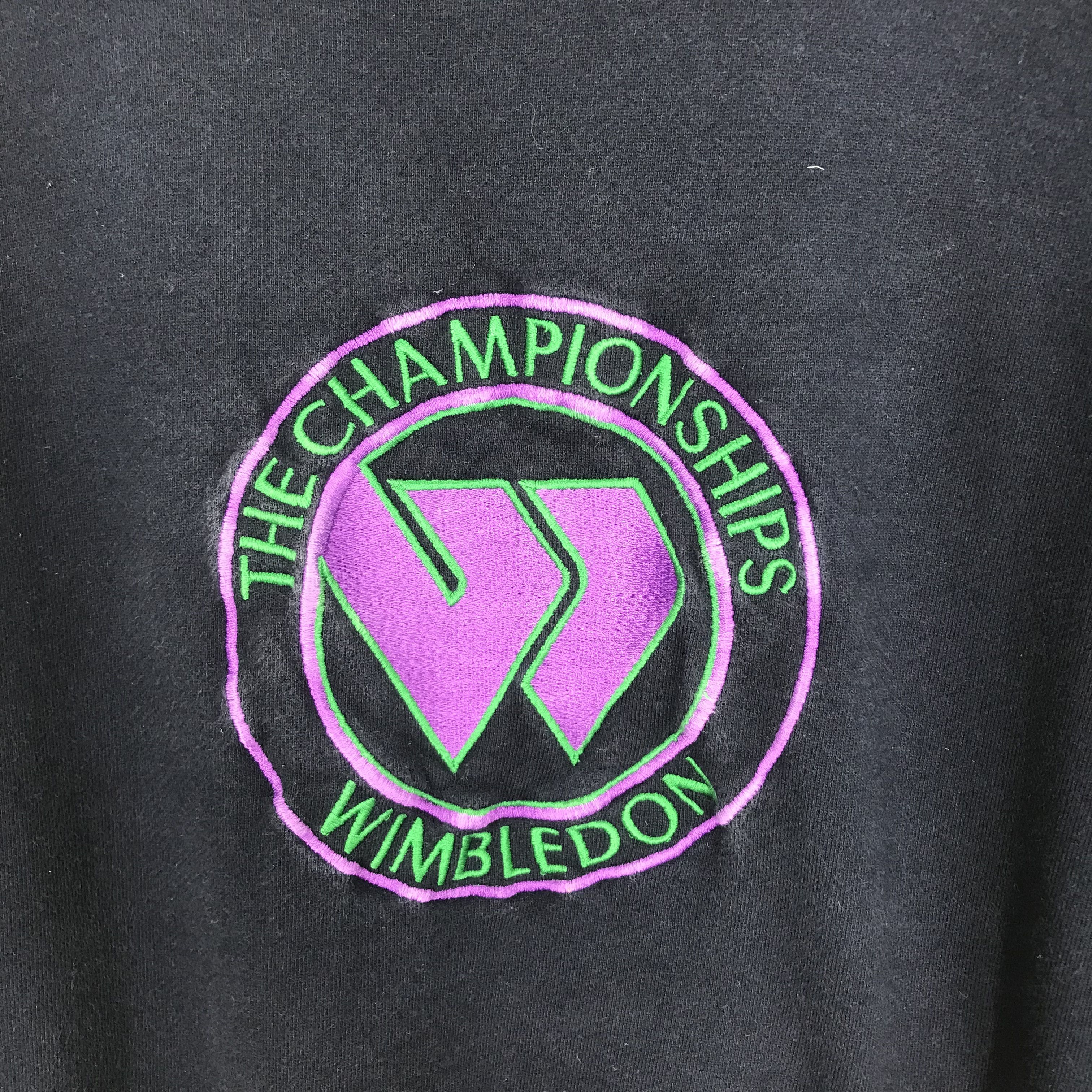 Vintage Vintage Wimbledon Blue Sweatshirt - 160 Size US M / EU 48-50 / 2 - 6 Thumbnail