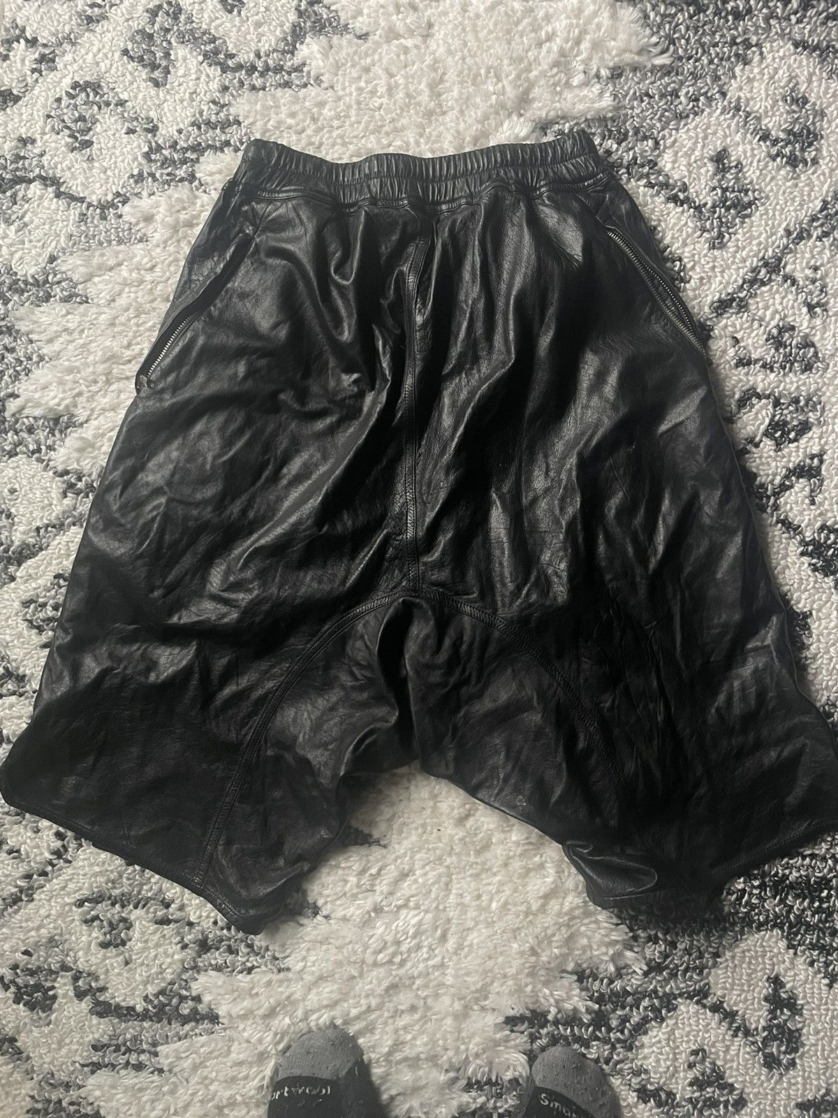 Rick Owens Lamb leather shorts Size US 32 / EU 48 - 5 Thumbnail