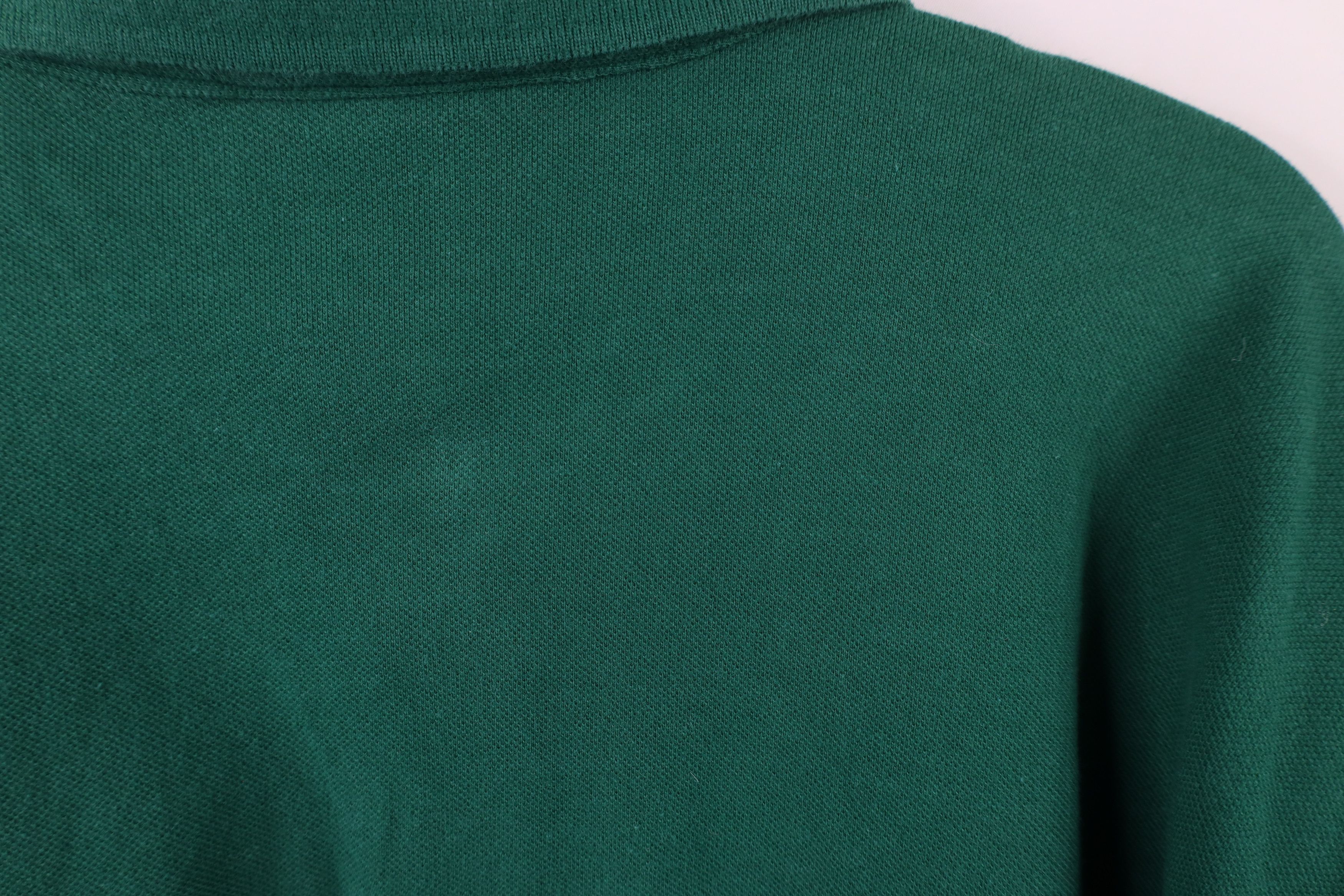 Vintage Vintage 90s Streetwear Cotton Collared Polo Shirt Green Size US XXL / EU 58 / 5 - 9 Thumbnail