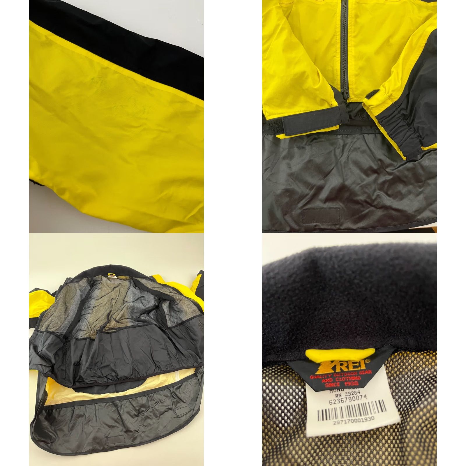 Vintage VINTAGE REI Cycling Rain Wind Jacket Windbreaker Coat Mens M Yellow Lightweight Satin Logo Zip Packable Size US M / EU 48-50 / 2 - 8 Thumbnail