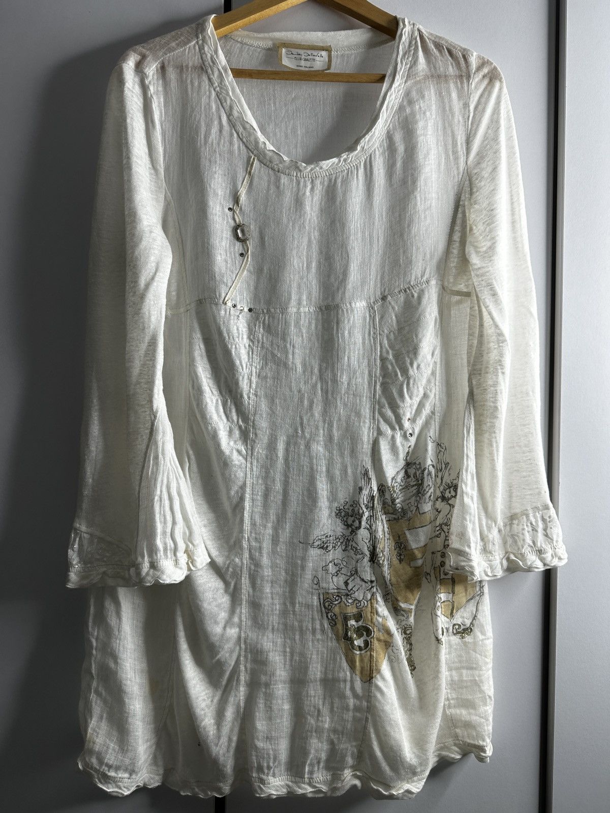 Handmade ELISA CAWALETTI handmade blouses Size S / US 4 / IT 40 - 6 Thumbnail