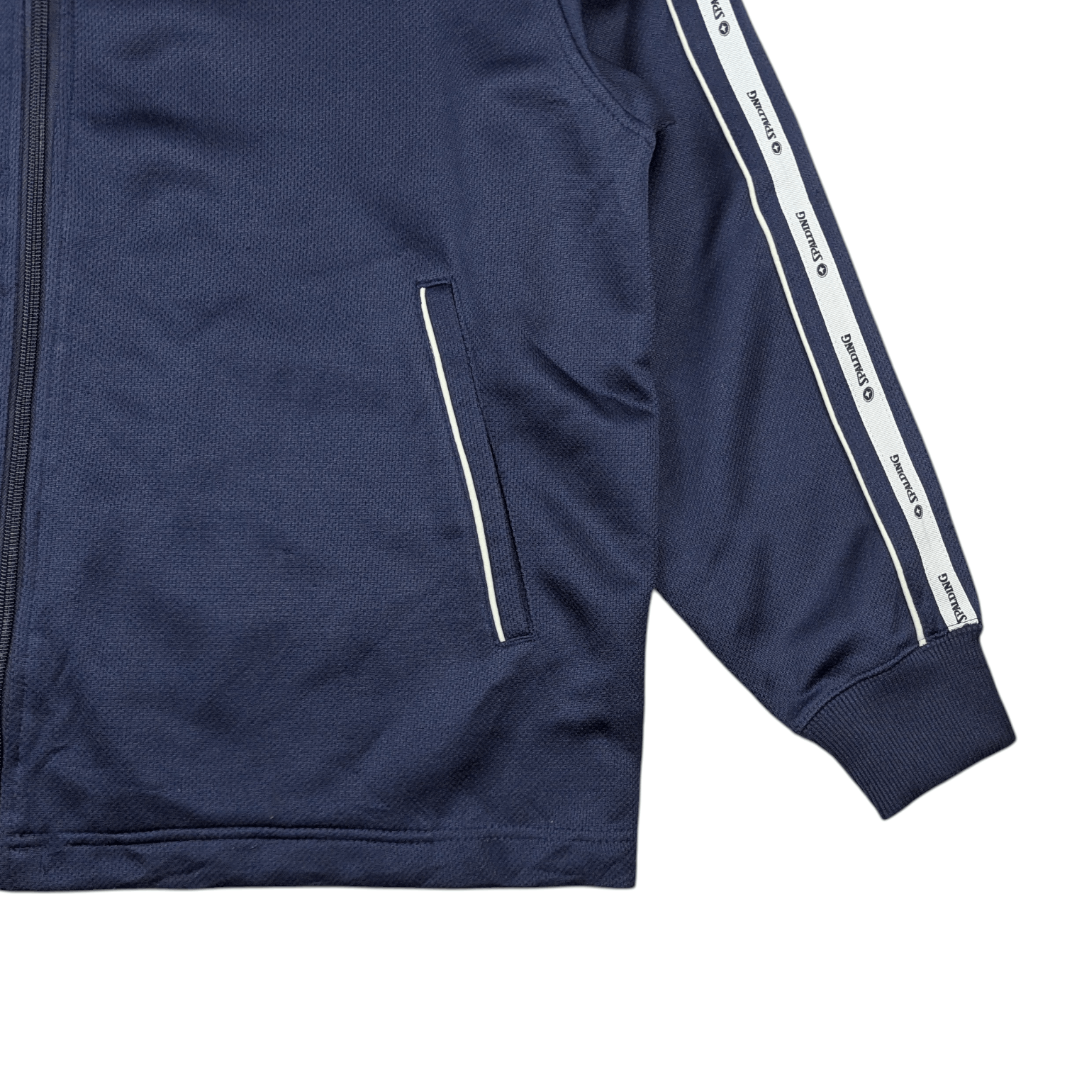 Spalding Vintage 90's SPALDING Sidetape Sportswear Training Jacket Size US M / EU 48-50 / 2 - 7 Thumbnail