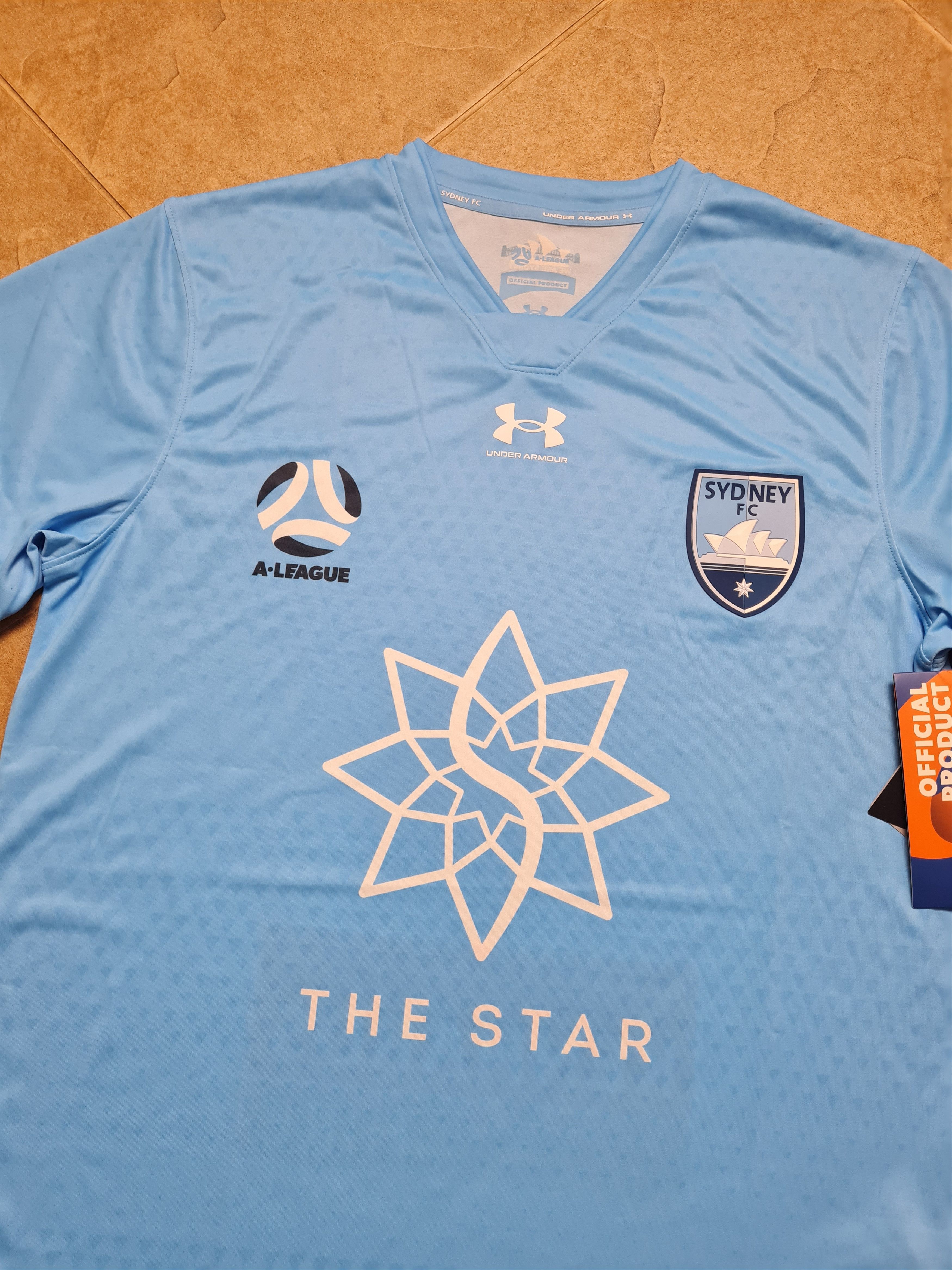 Under Armour Sydney FC 2021-22 Home Football Shirt Under Armour Size US L / EU 52-54 / 3 - 1 Thumbnail