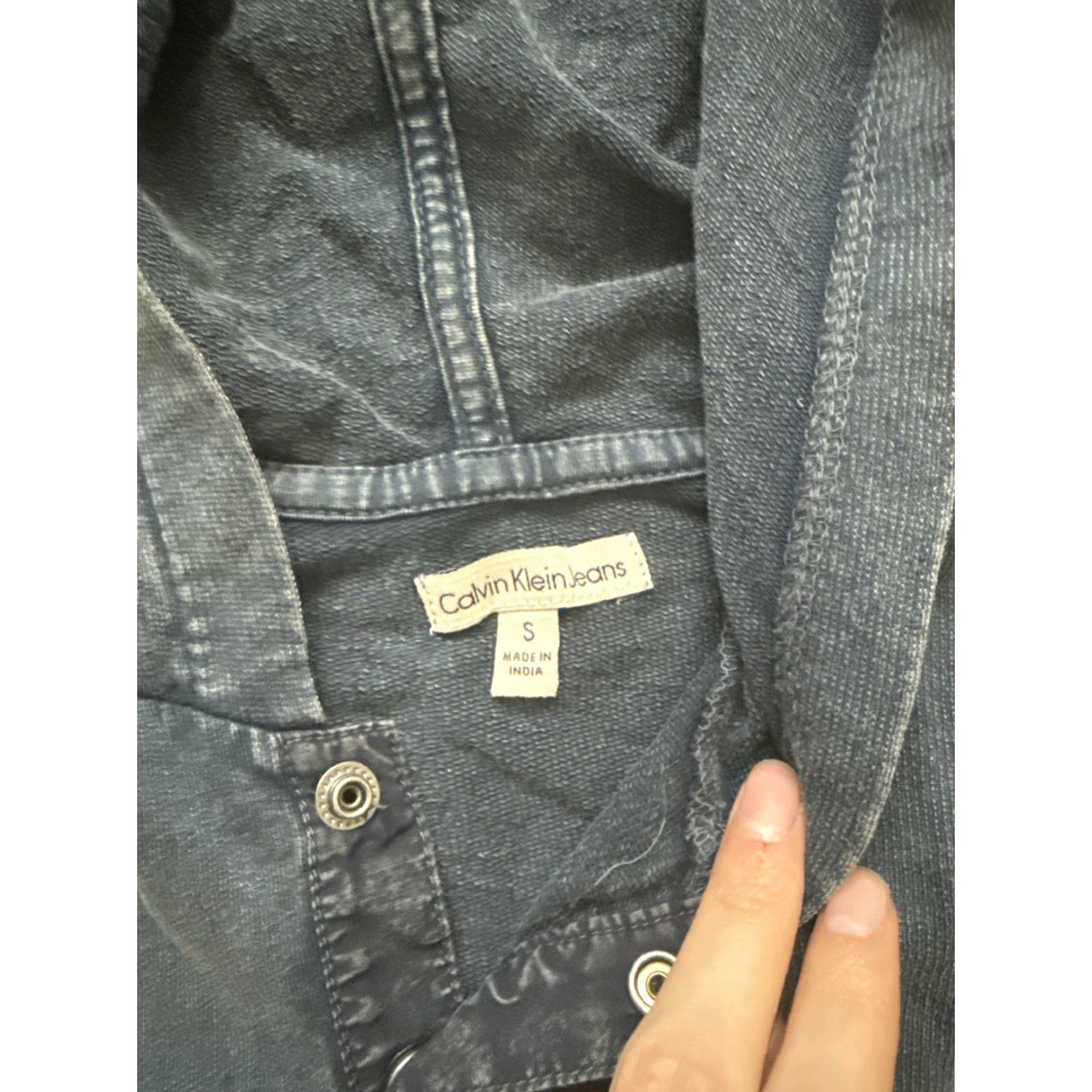Calvin Klein VINTAGE Calvin Klein Hoodie S Blue Distressed NEW Size US S / EU 44-46 / 1 - 7 Thumbnail
